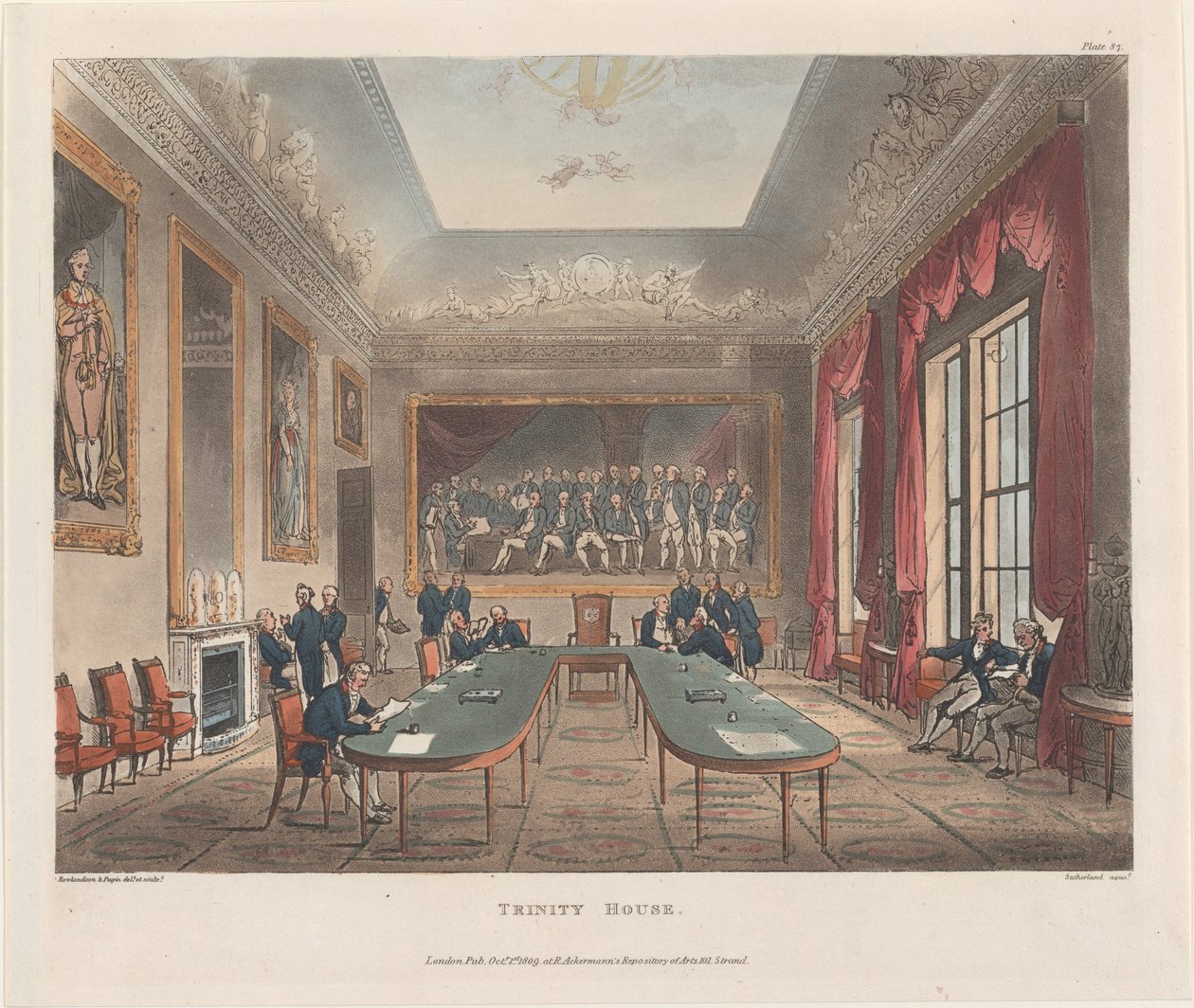 Trinity House, 1. oktober 1809., 1. oktober 1809. af J. Bluck