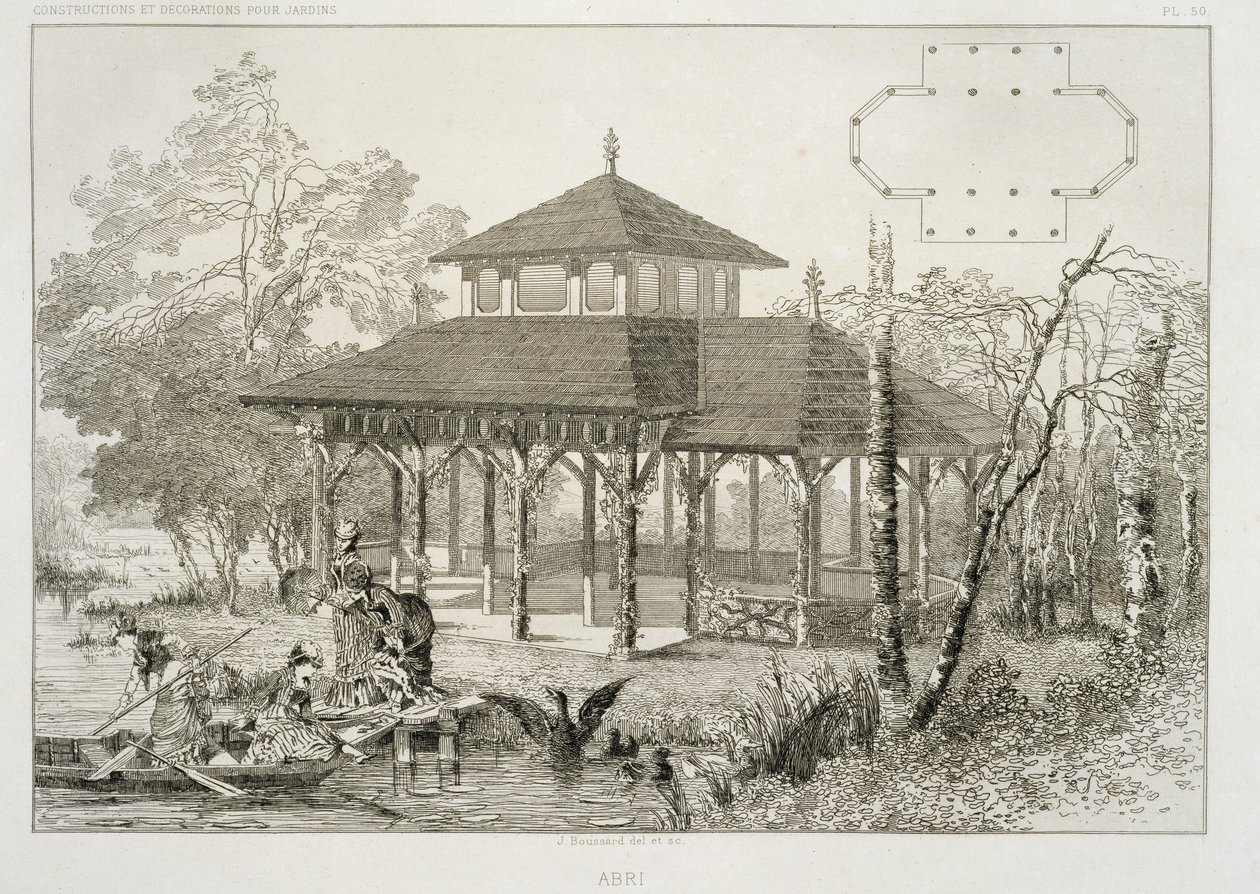 Shelter, ca.1880 af J. Boussard