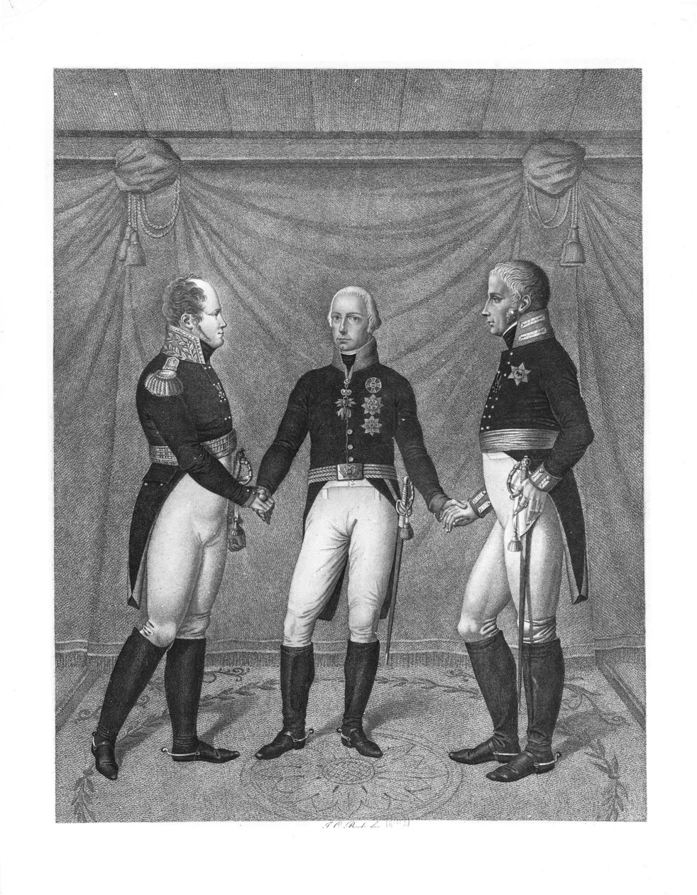 Den Hellige Alliance, 1815 af J. C. Bock