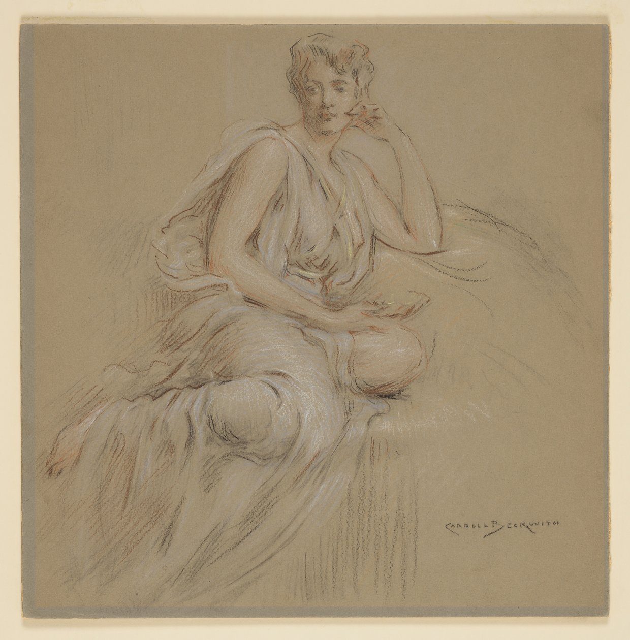 Klassisk figur af J. Carroll Beckwith