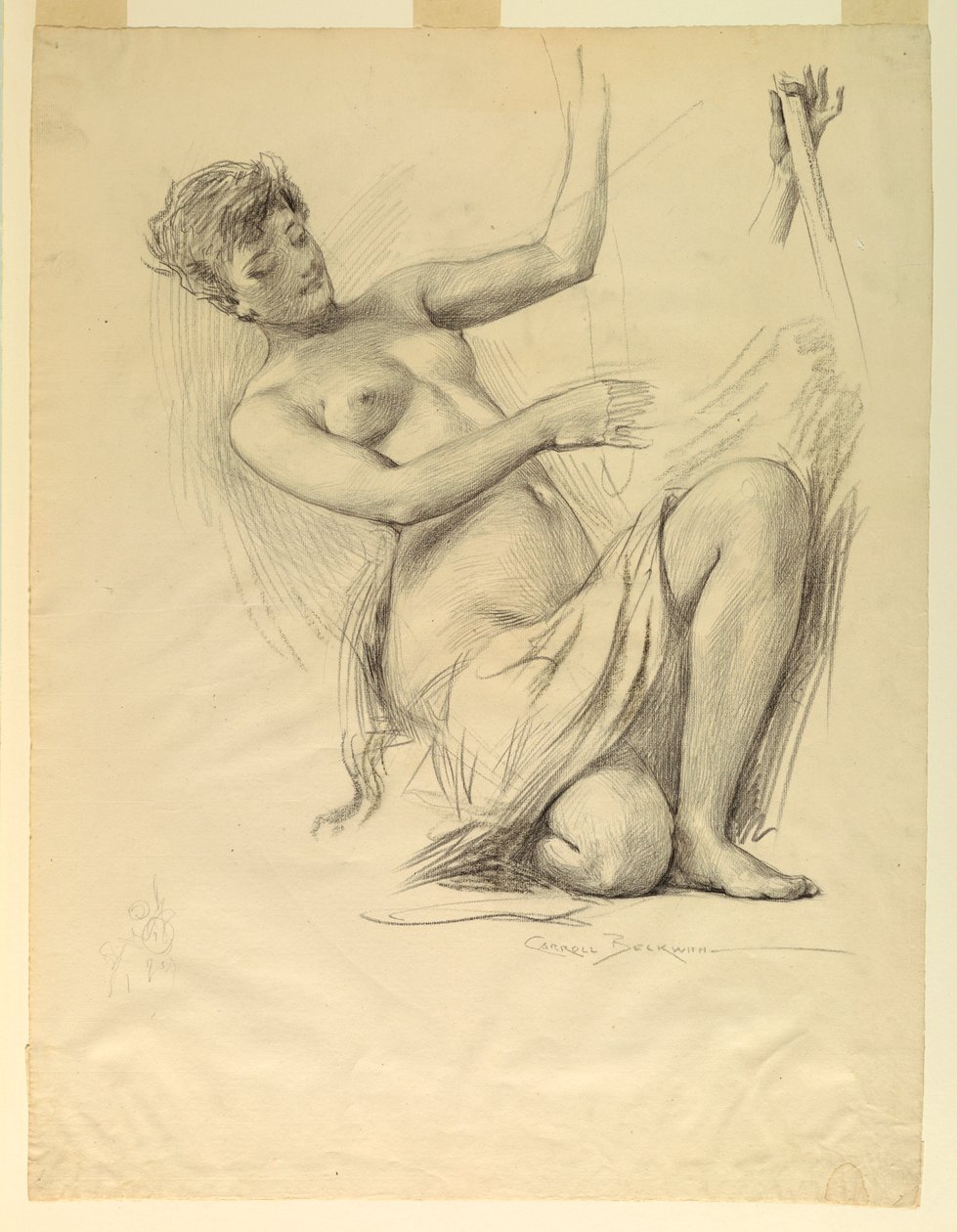 Figurstudie, muligvis for Dome of Manufactures og Liberal Arts Building, World