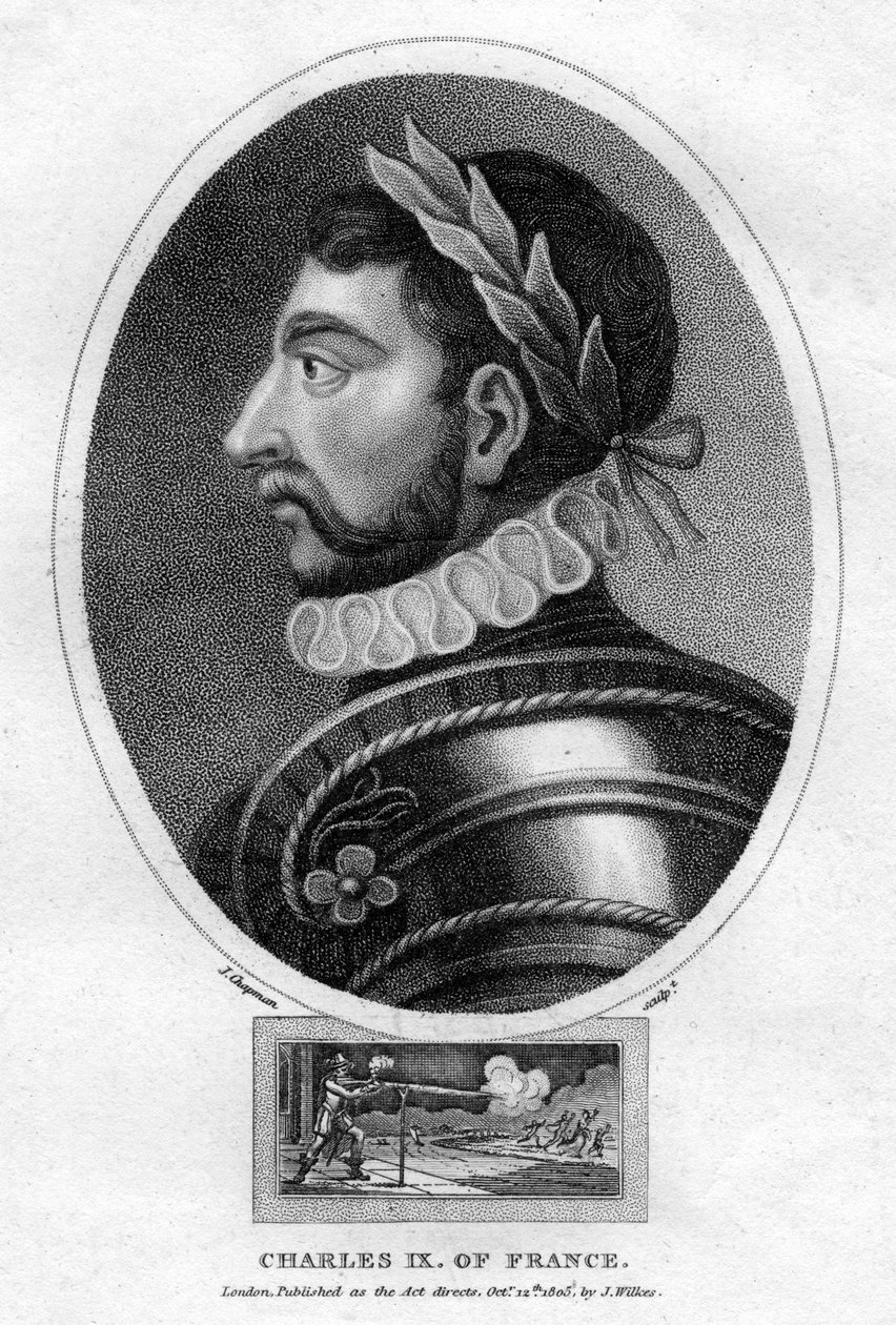 Charles IX, konge af Frankrig, 1805. af J. Chapman