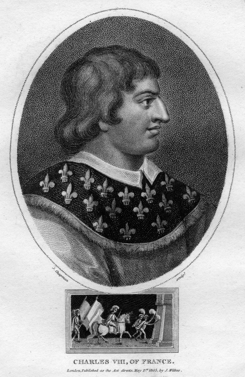 Charles VIII, konge af Frankrig, 1805. af J. Chapman