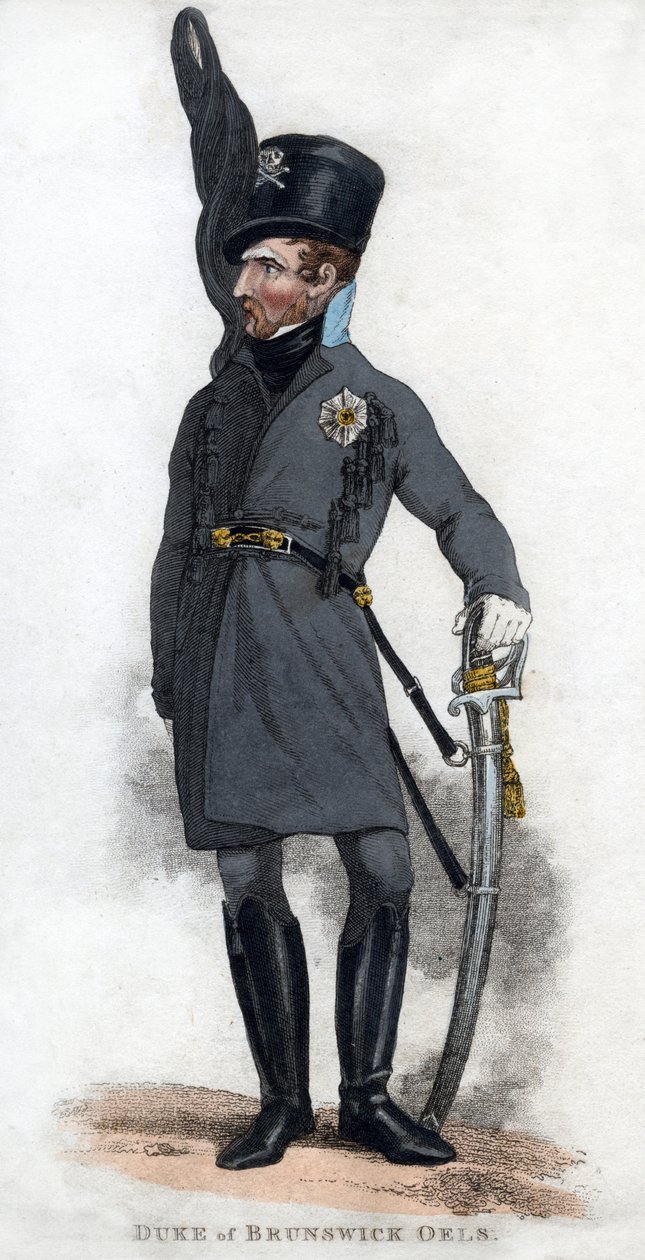 Hertug af Brunswick Oels, 1810. af J. Chapman