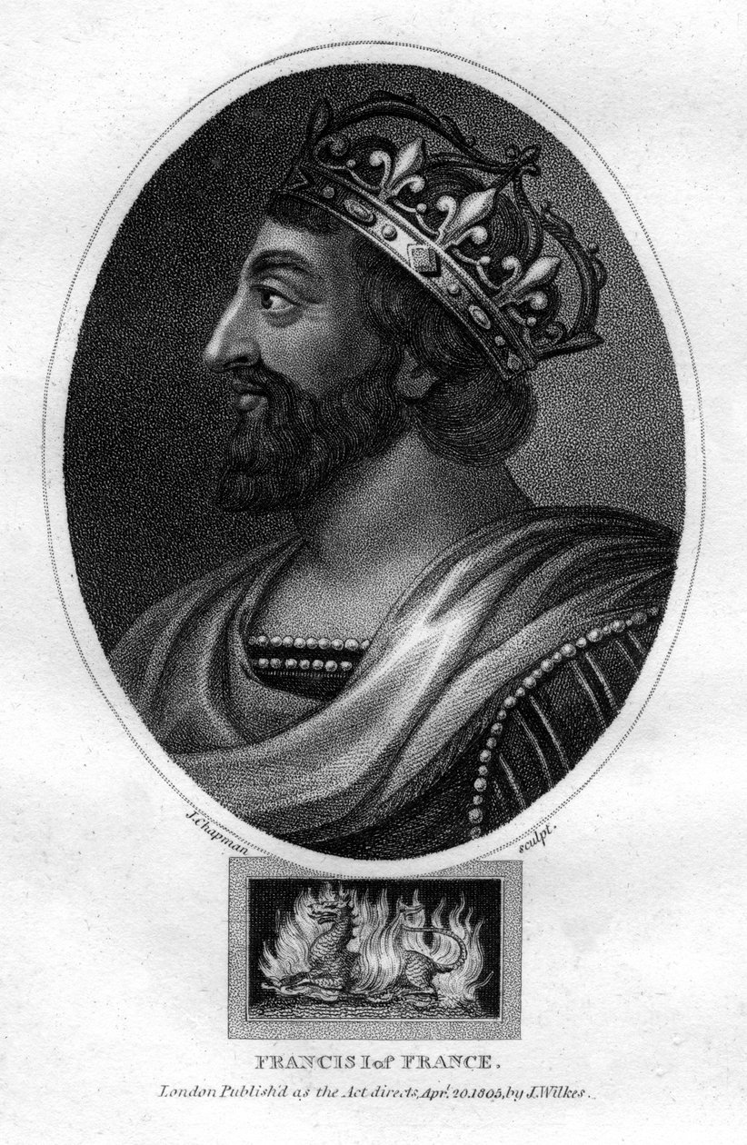 Frans I, konge af Frankrig, 1805. af J. Chapman
