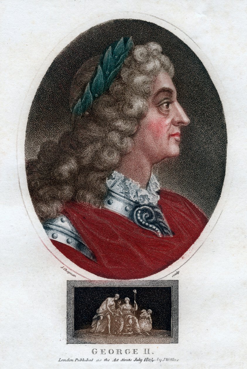 George II af Storbritannien, 1804. af J. Chapman