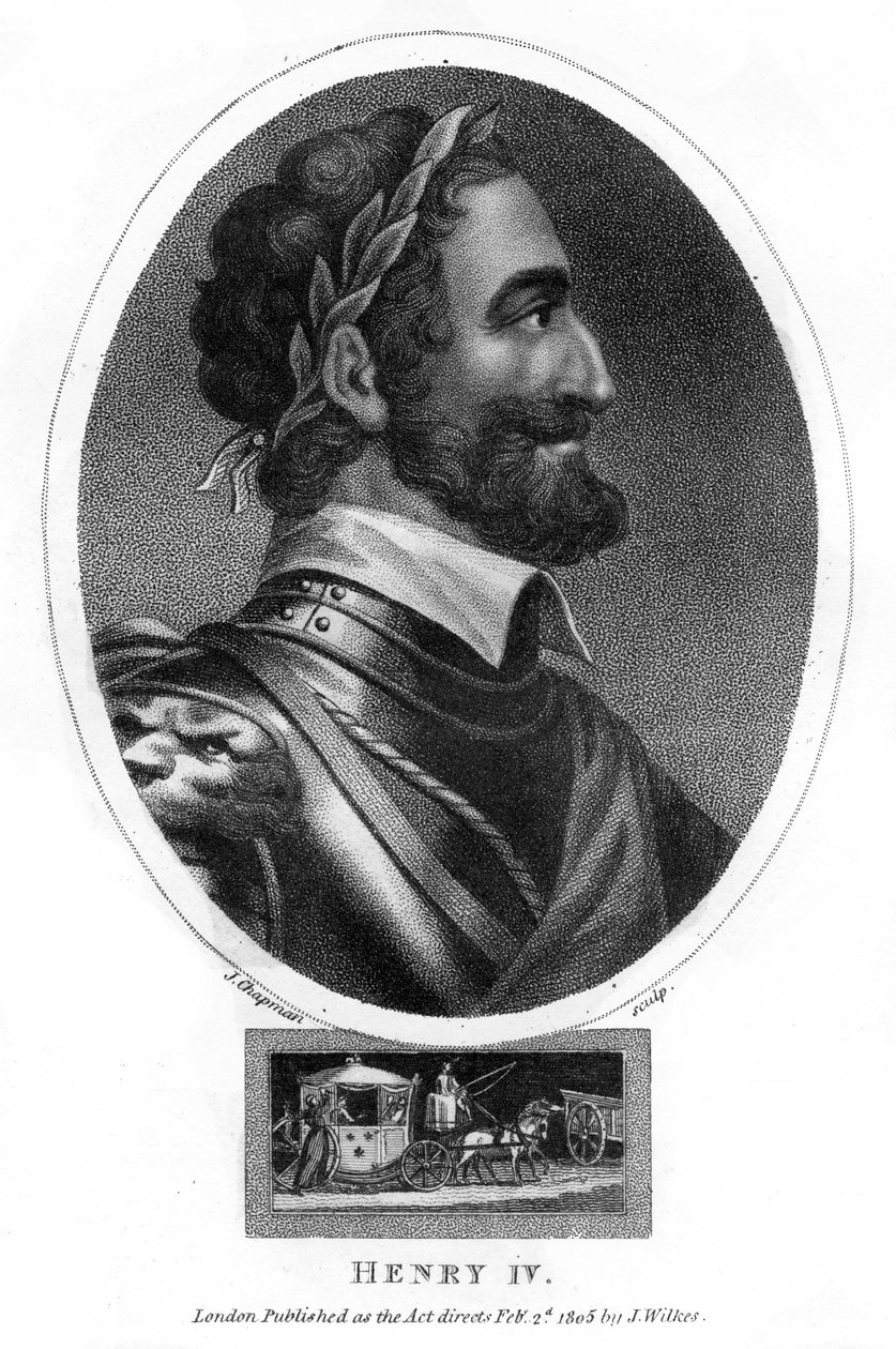 Henrik IV, konge af Frankrig, 1805. af J. Chapman