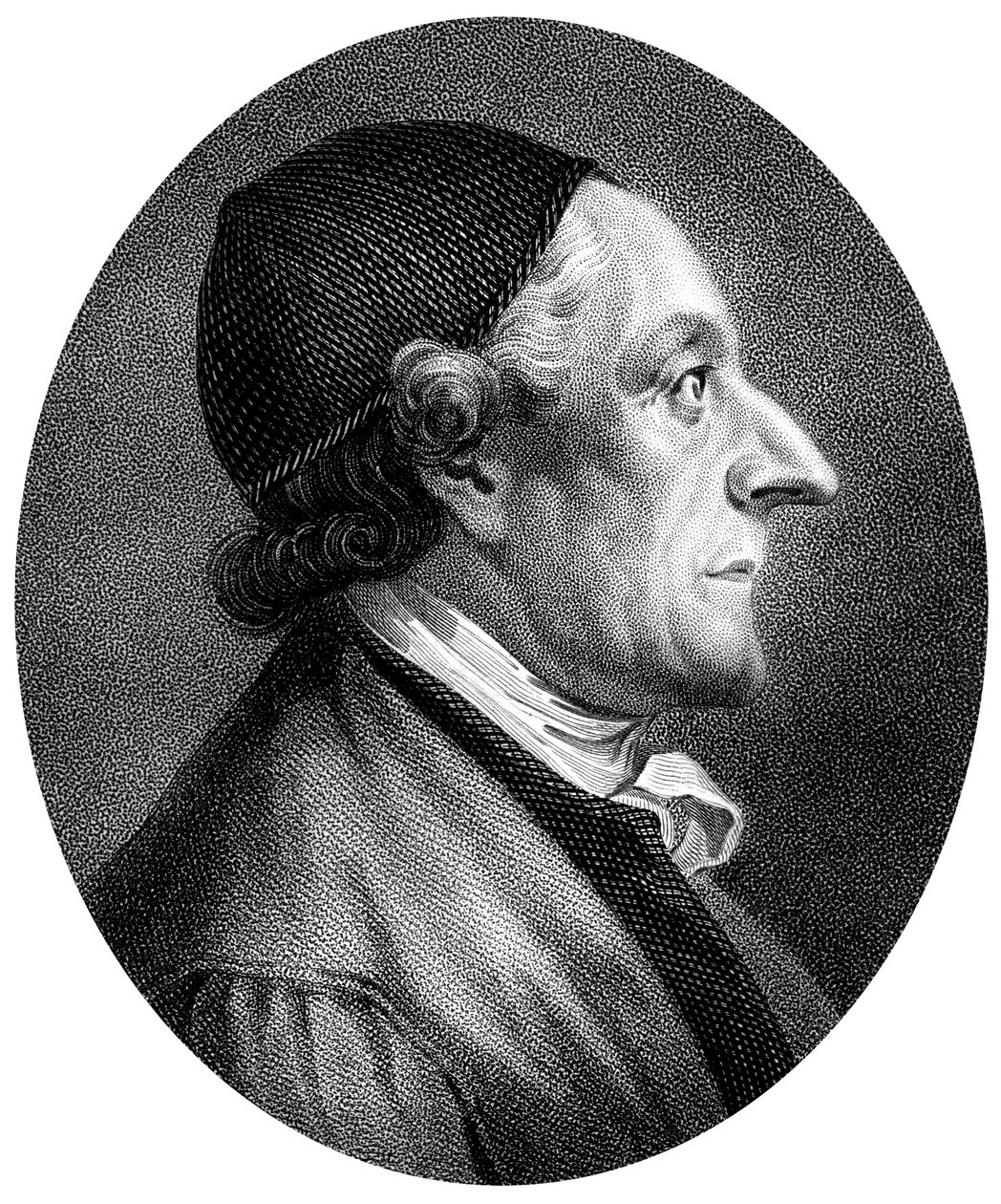 Johann Kaspar Lavater, schweizisk fysiognom og teolog, 1813. af J. Chapman