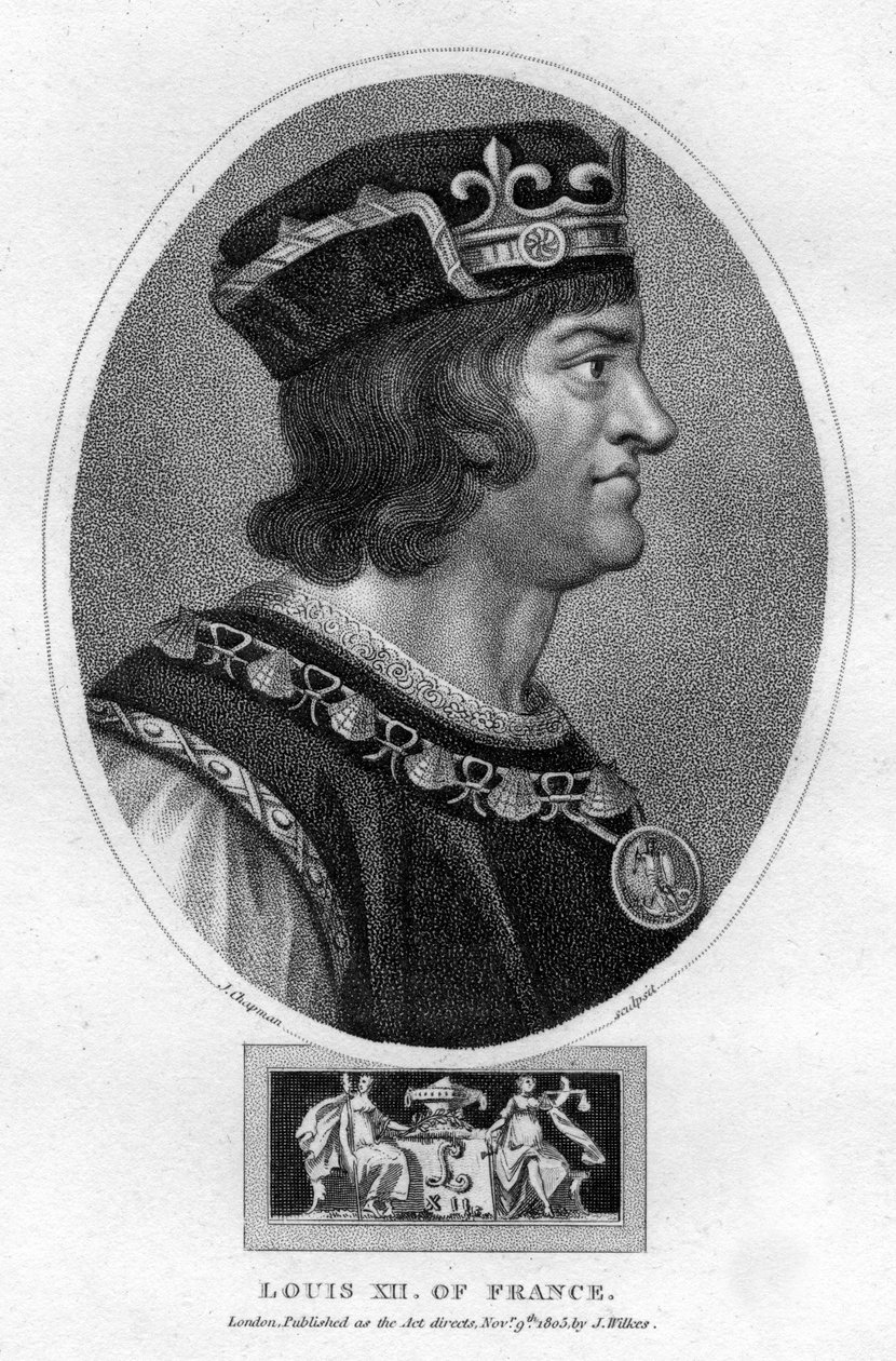 Ludvig XII, konge af Frankrig, 1805. af J. Chapman