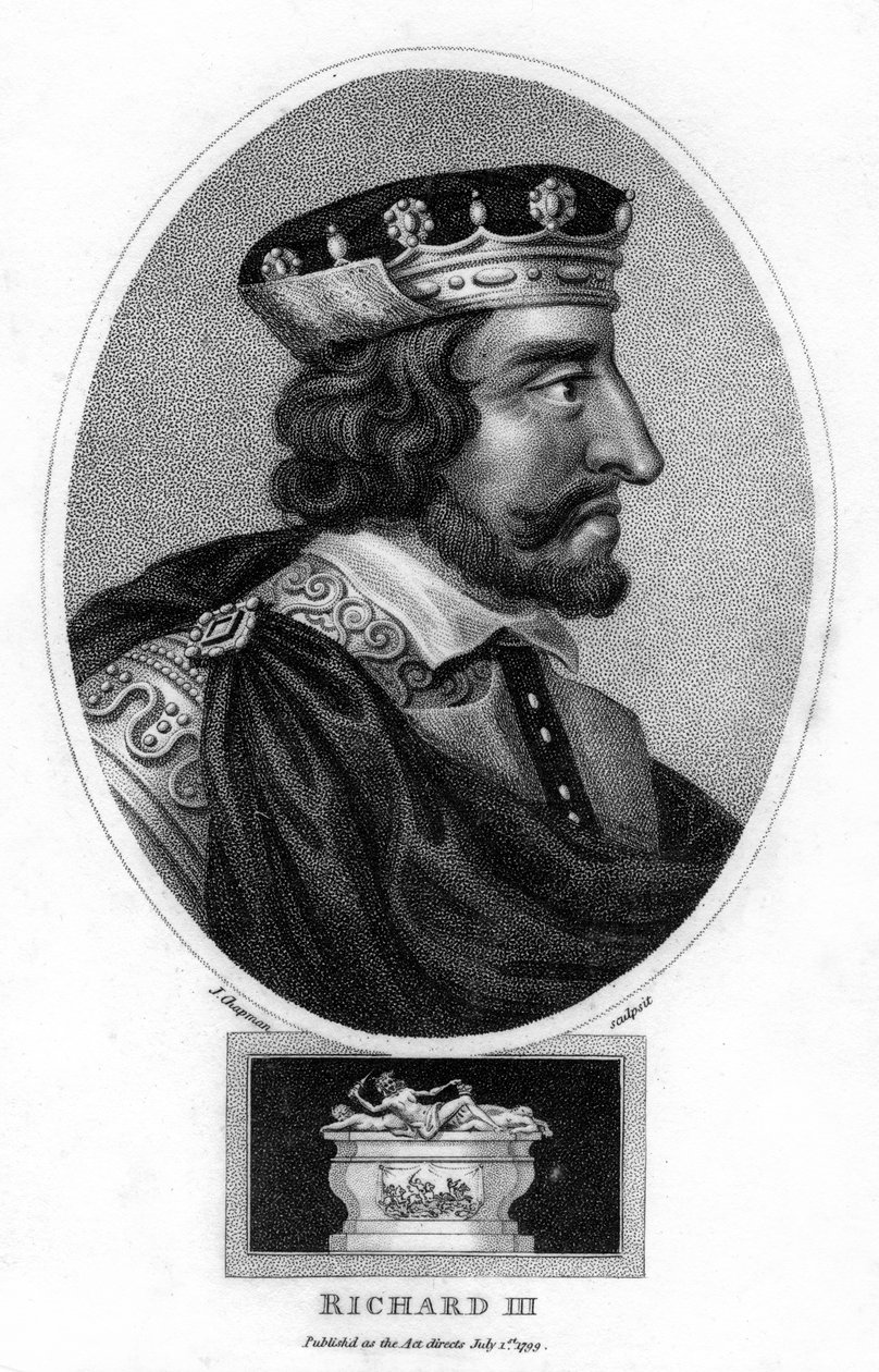 Richard III af England, 1799. af J. Chapman