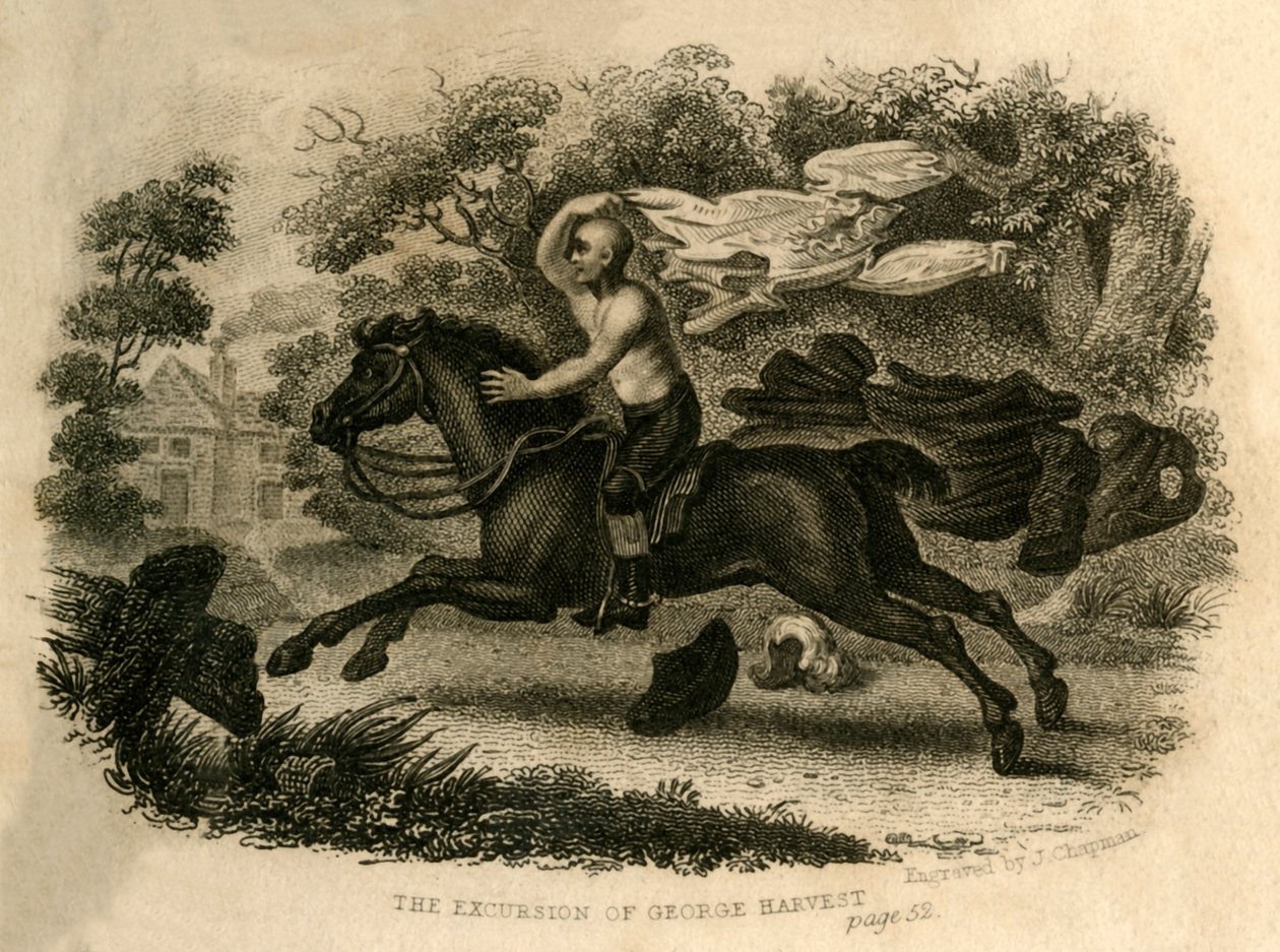 The Excursion of George Harvest, 1821. af J. Chapman