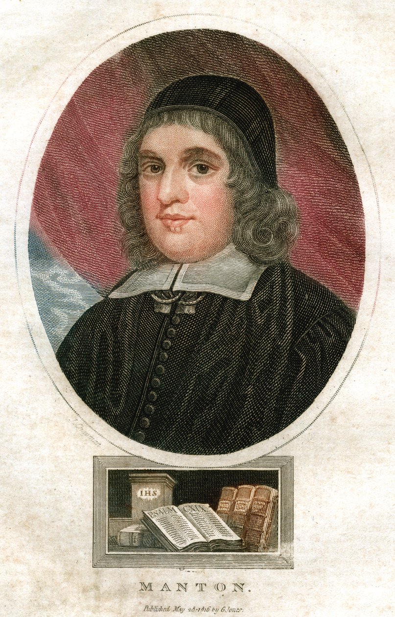 Thomas Manton, puritansk præst, 1816 af J. Chapman