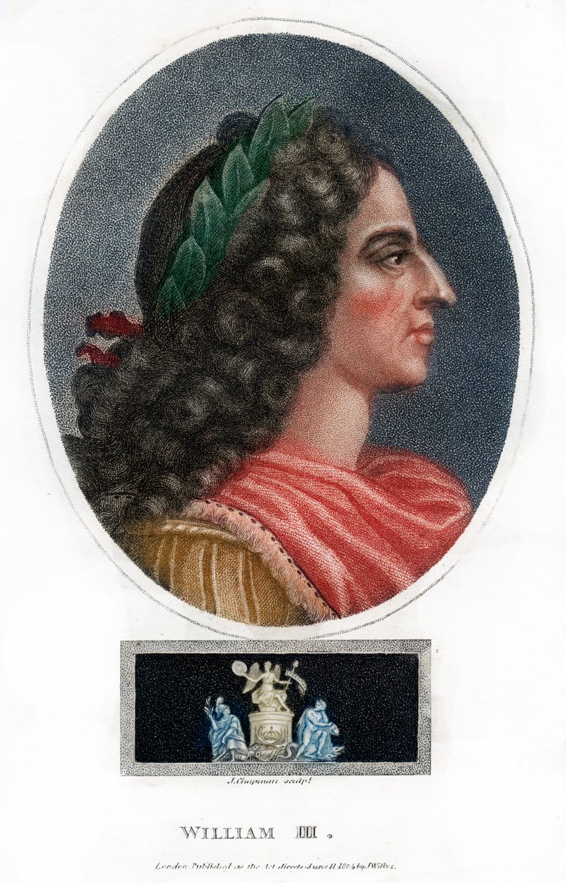William III, konge af England, Skotland og Irland, 1804. af J. Chapman