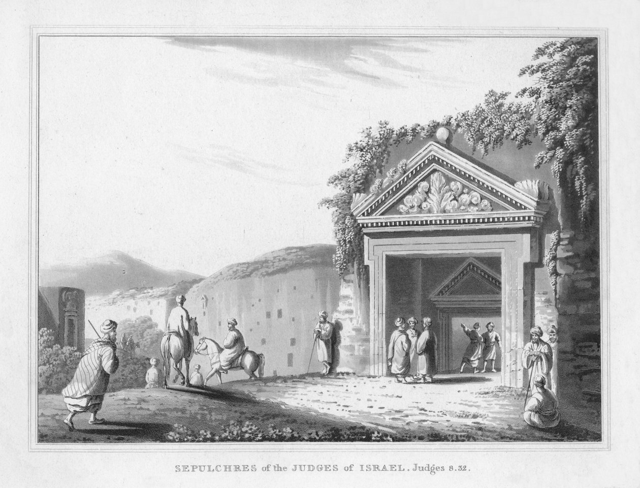 Israels dommeres grave. Dommere 8.32., 1830 af J. Clarke