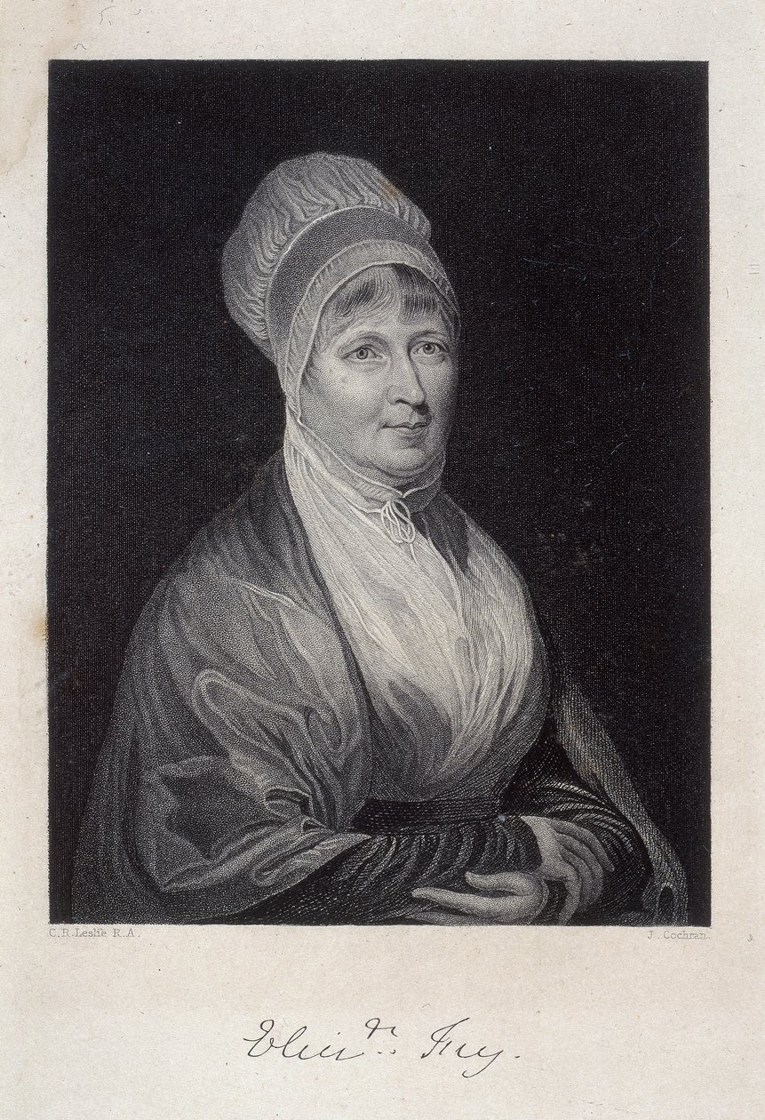Elizabeth Fry, 1844 af J. Cochran