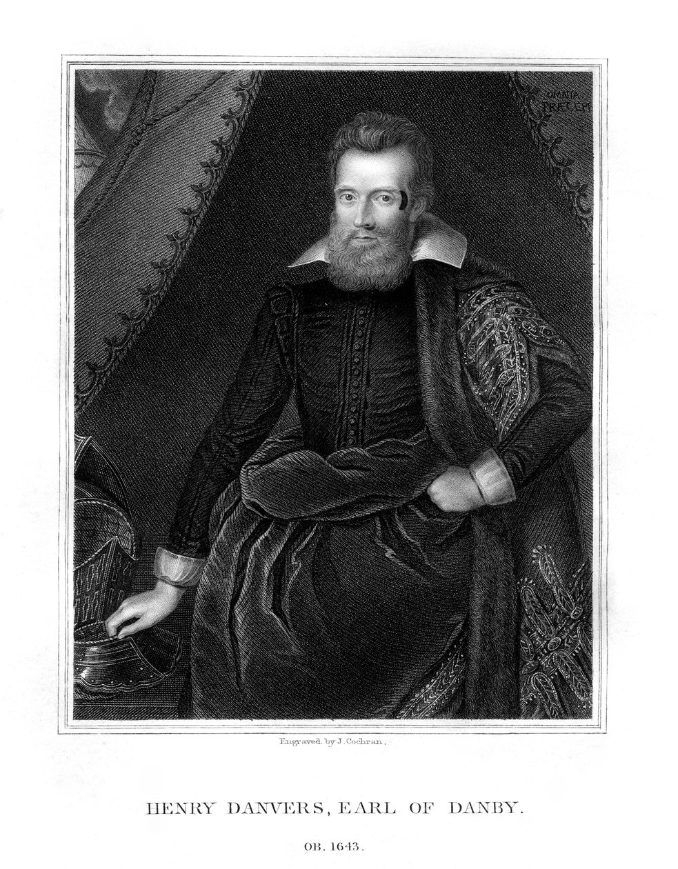 Henry Danvers, jarl af Danby, 1828. af J. Cochran