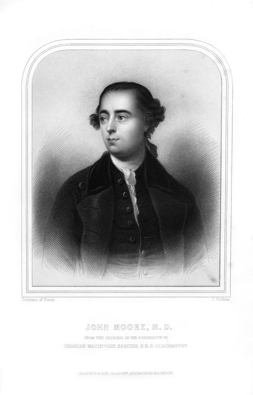 John Moore, skotsk læge og forfatter, 1870. af J. Cochran