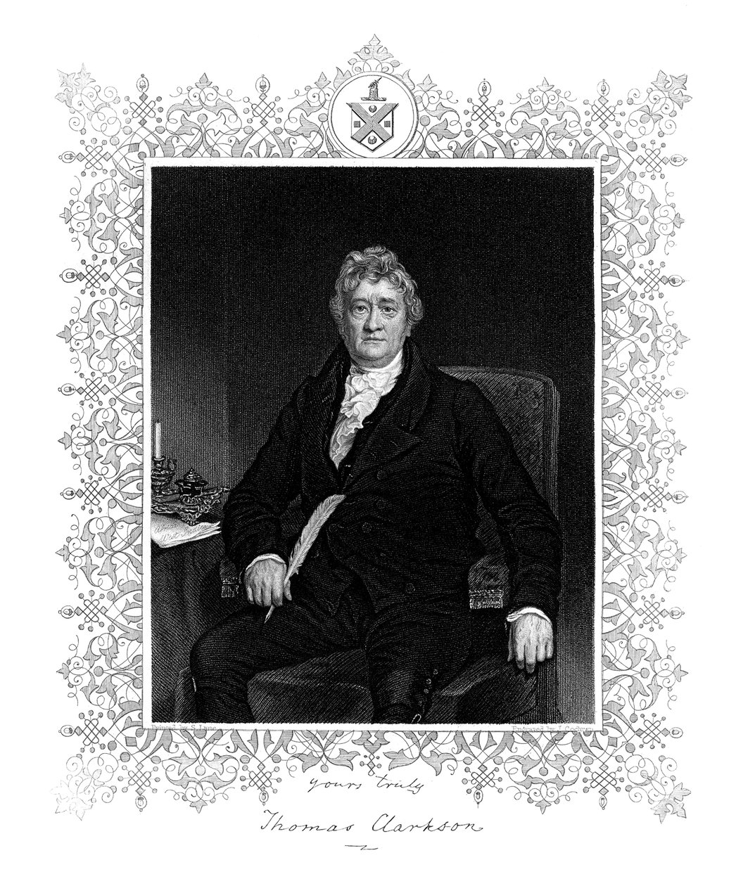 Thomas Clarkson, engelsk politiker og anti-slaveriforkæmper, 1800-tallet. af J. Cochran