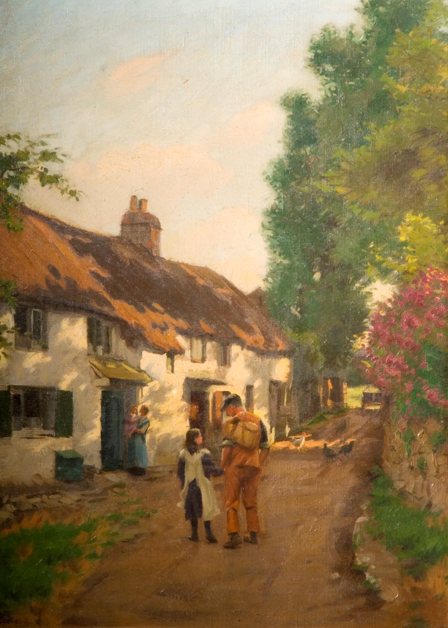 Home Along (Dashpers Lane, Brixham, Devon) af J. Cooke