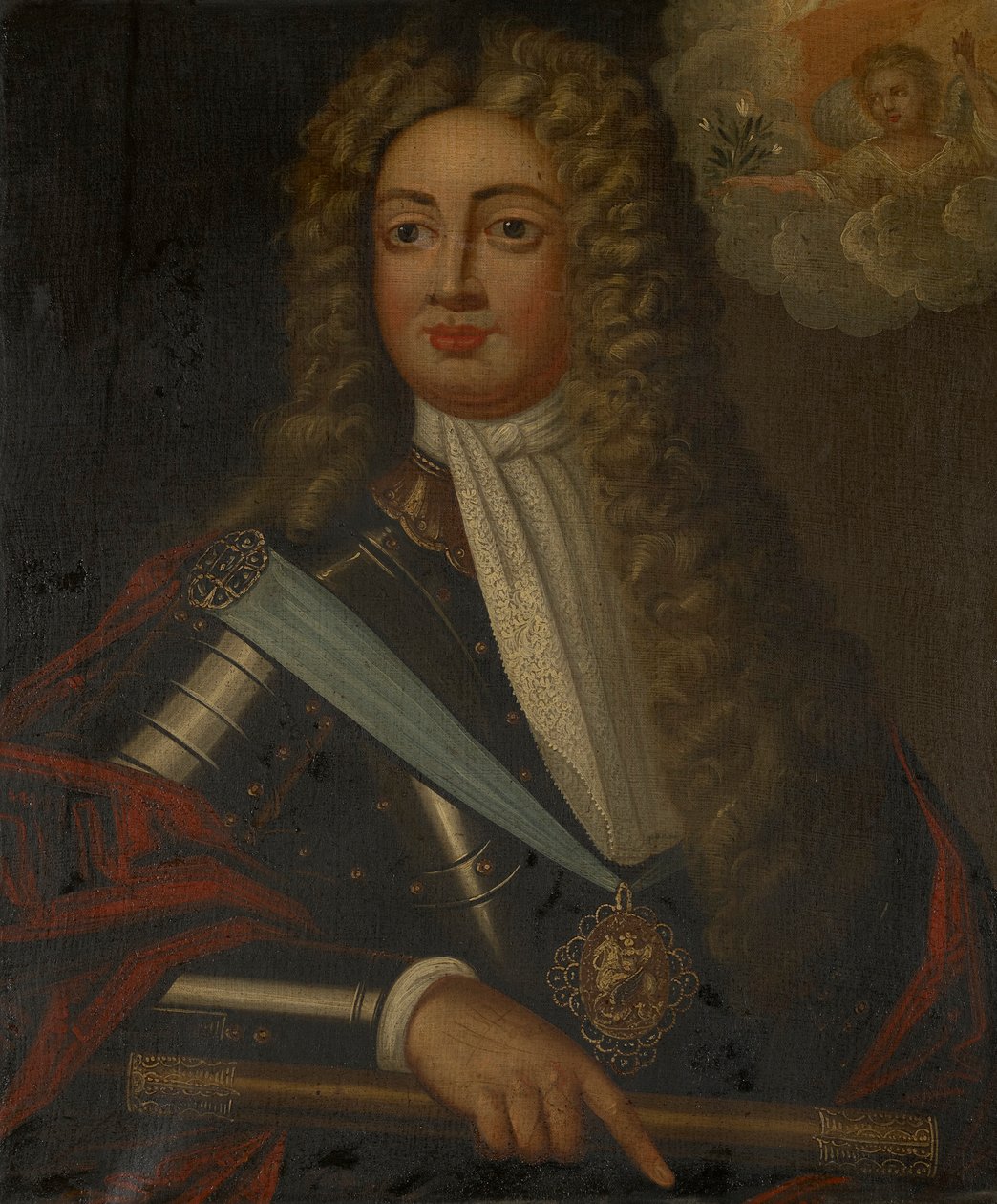 George, prins af Danmark (1653-1708) og konsort af dronning Anne af England (1665-1714) af J. Cooper