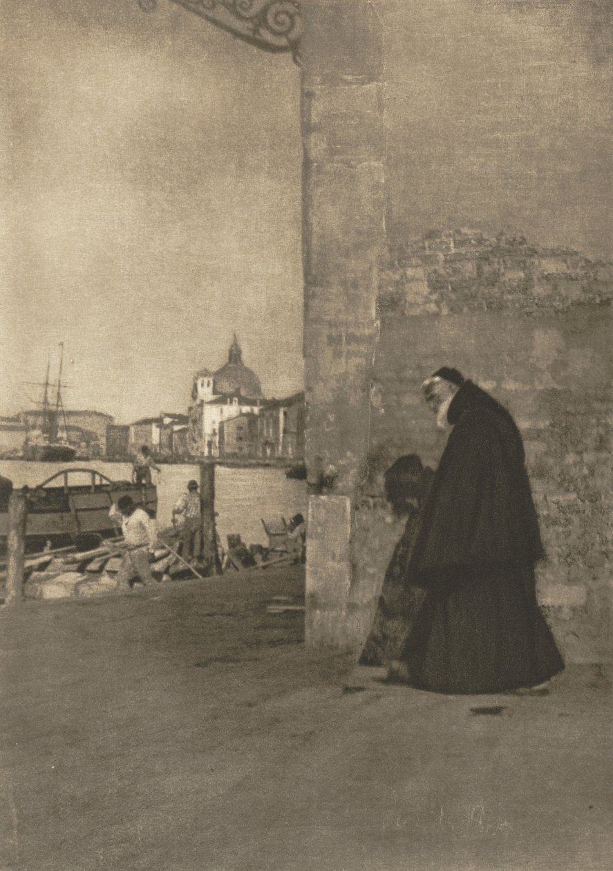 Kameraarbejde: En franciskaner, Venedig af J. Craig Annan