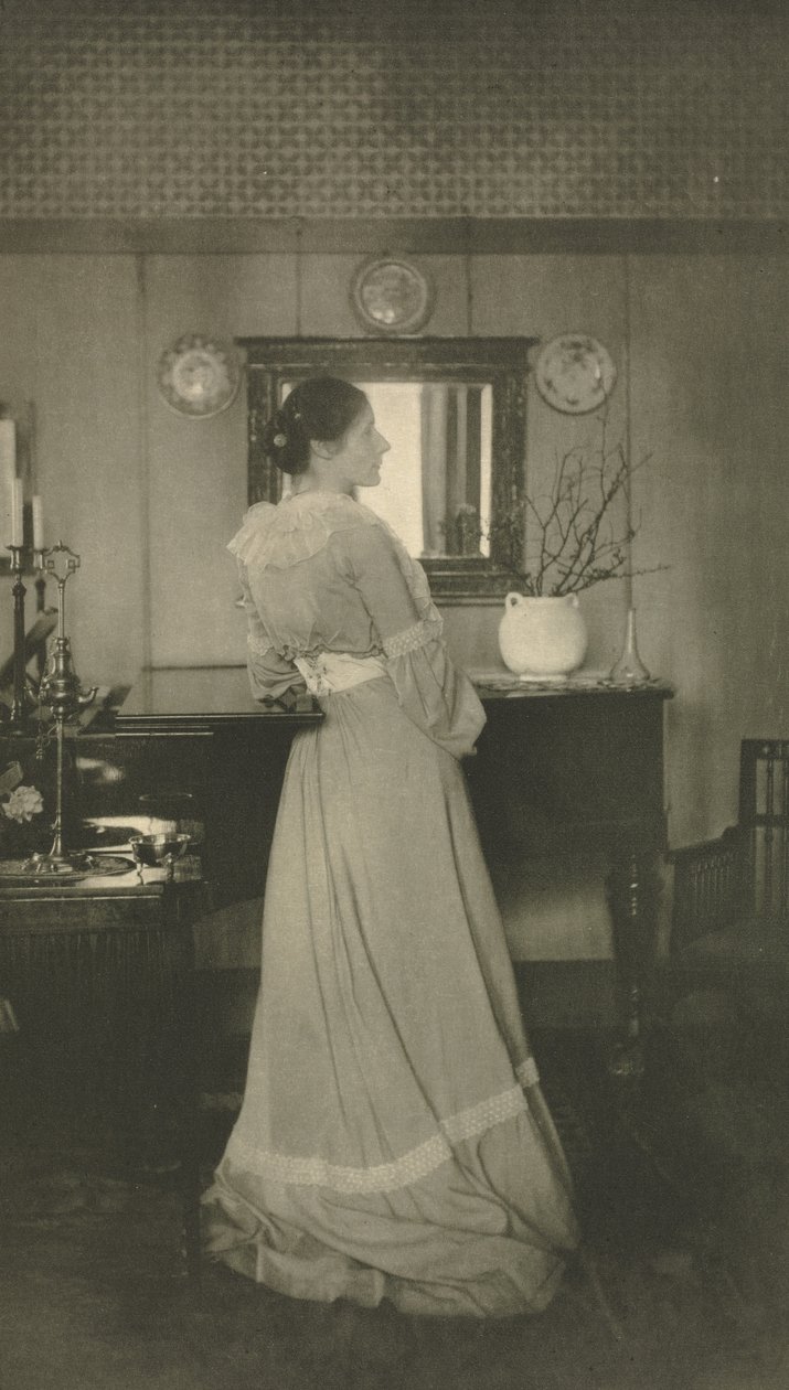 Kameraarbejde: Portræt af fru C., 1907. af J. Craig Annan