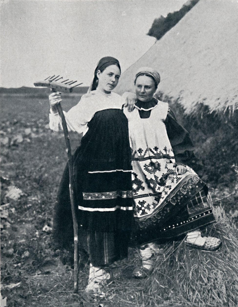 To kvinder fra Ryazan, Central Rusland, 1912 af J. Daziaro