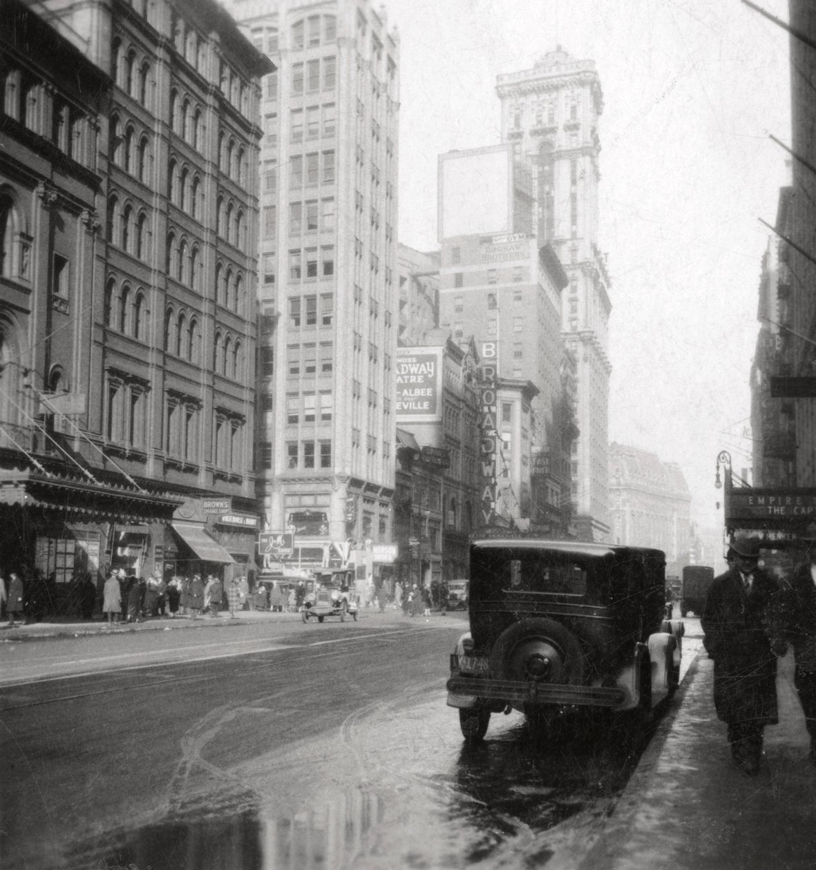 Broadway and the Times Building, New York City, USA, 20. århundrede af J. Dearden Holmes