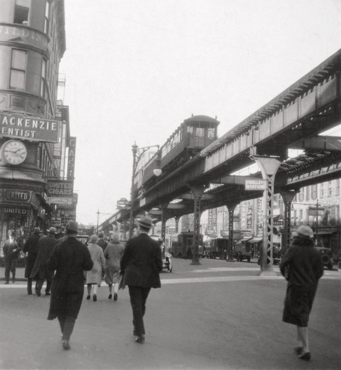 Flatbush Avenue, New York City, USA, 20. århundrede af J. Dearden Holmes