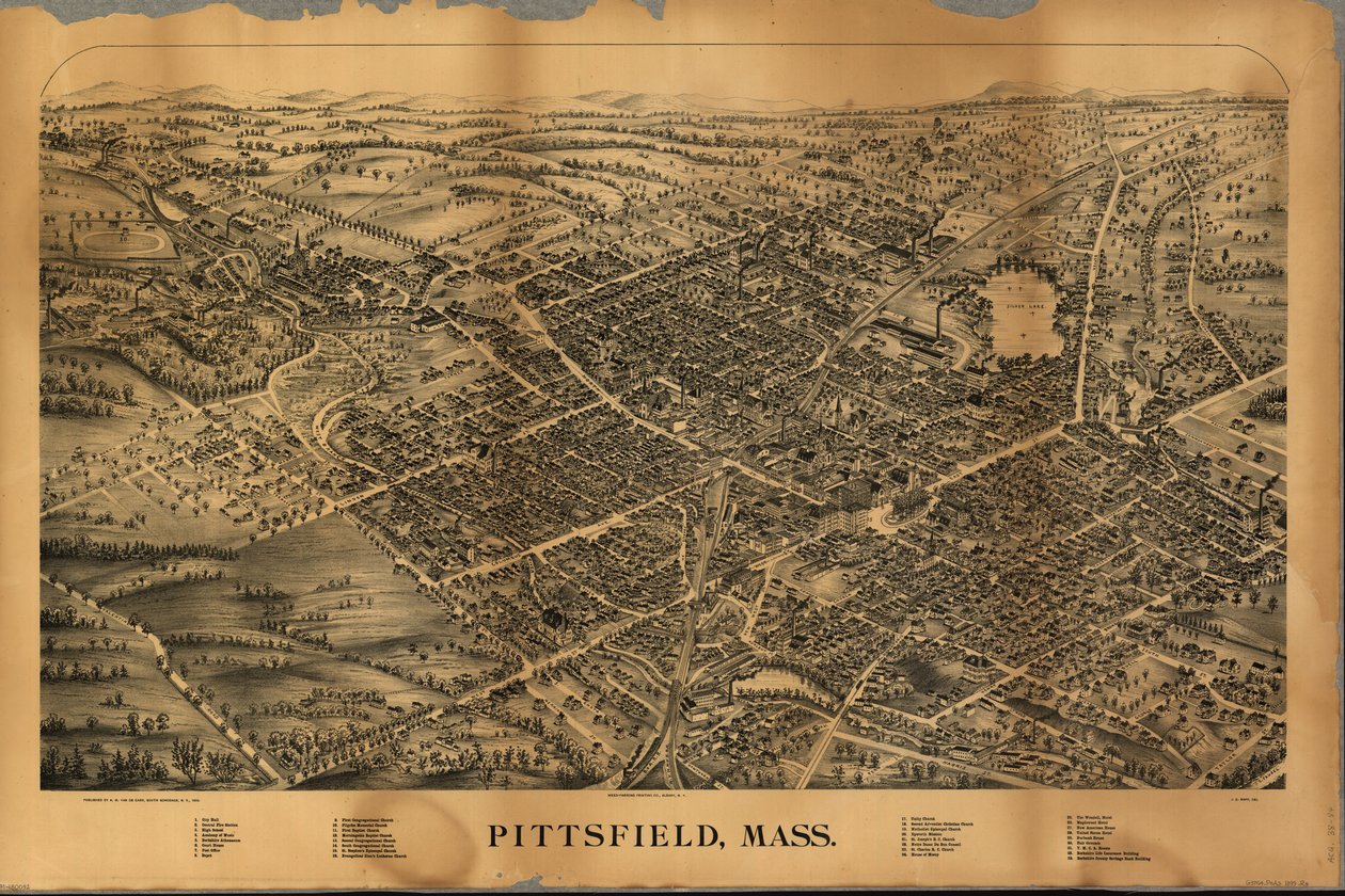 Pittsfield, Mass. af J. E.; Fausel Rapp