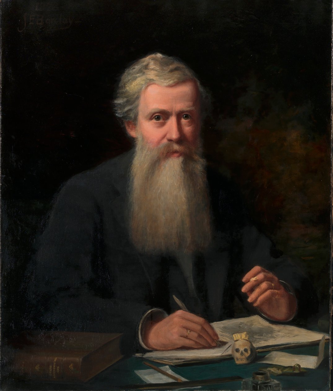 Portræt af Elliot Coues, 1898. af J. Edward Barclay