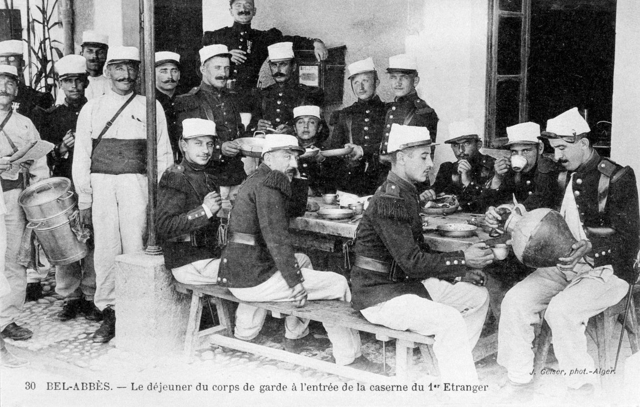 Fransk Fremmedlegion, Sidi Bel Abbes, Algeriet, 20. århundrede. af J. Geiser