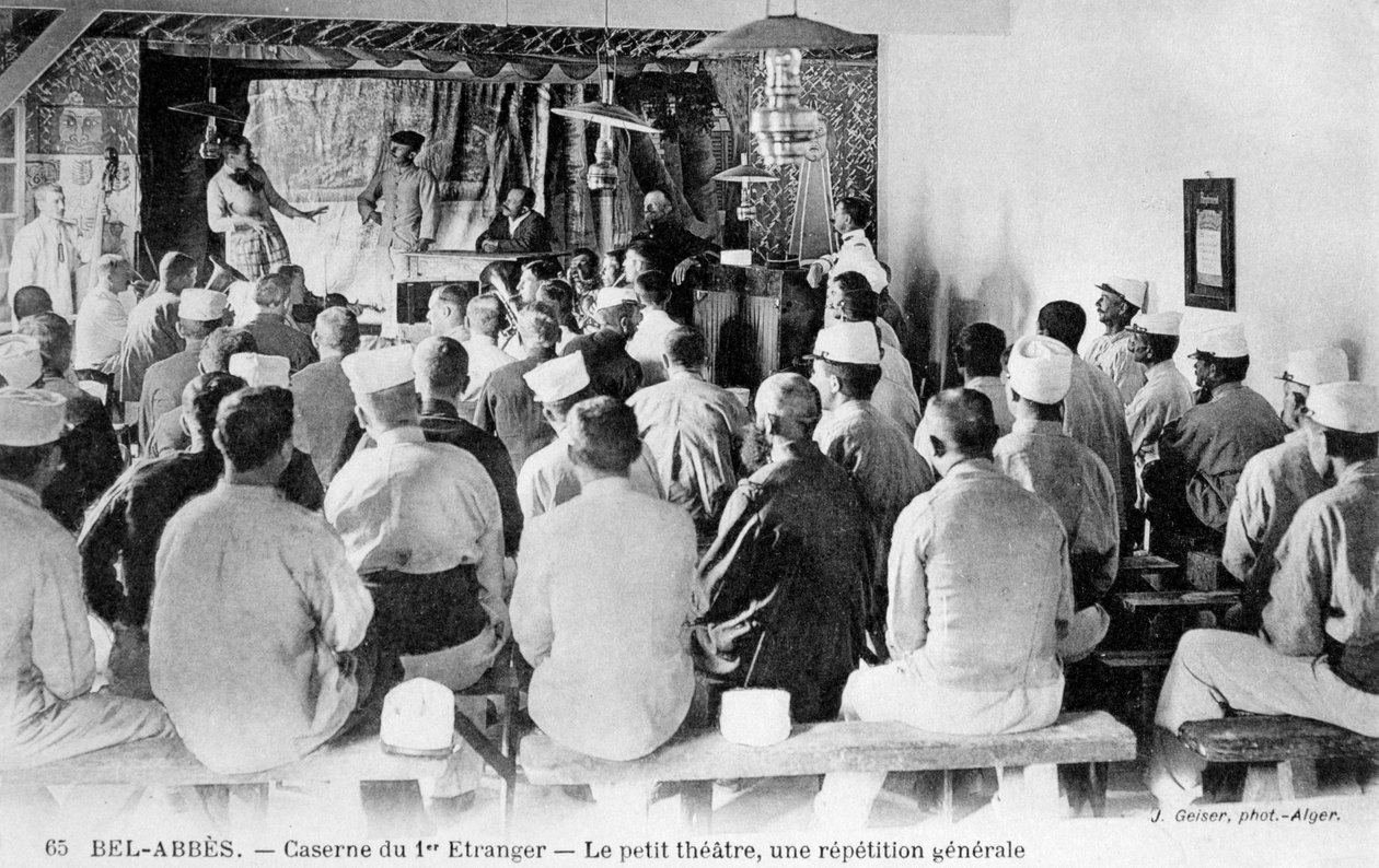 Fransk Fremmedlegion, Sidi Bel Abbes, Algeriet, 20. århundrede. af J. Geiser