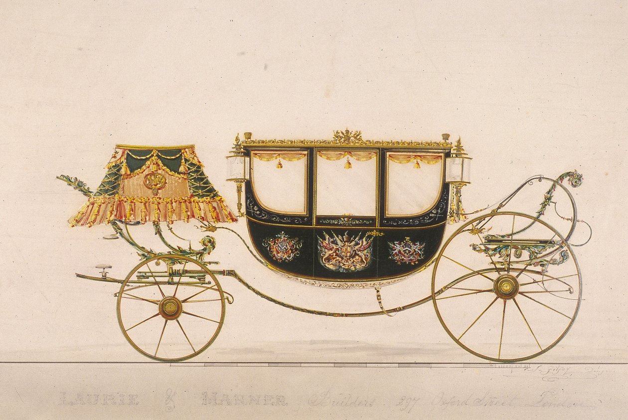 Borgmester William Hunters borgervogn, 1851 af J Gilfoy