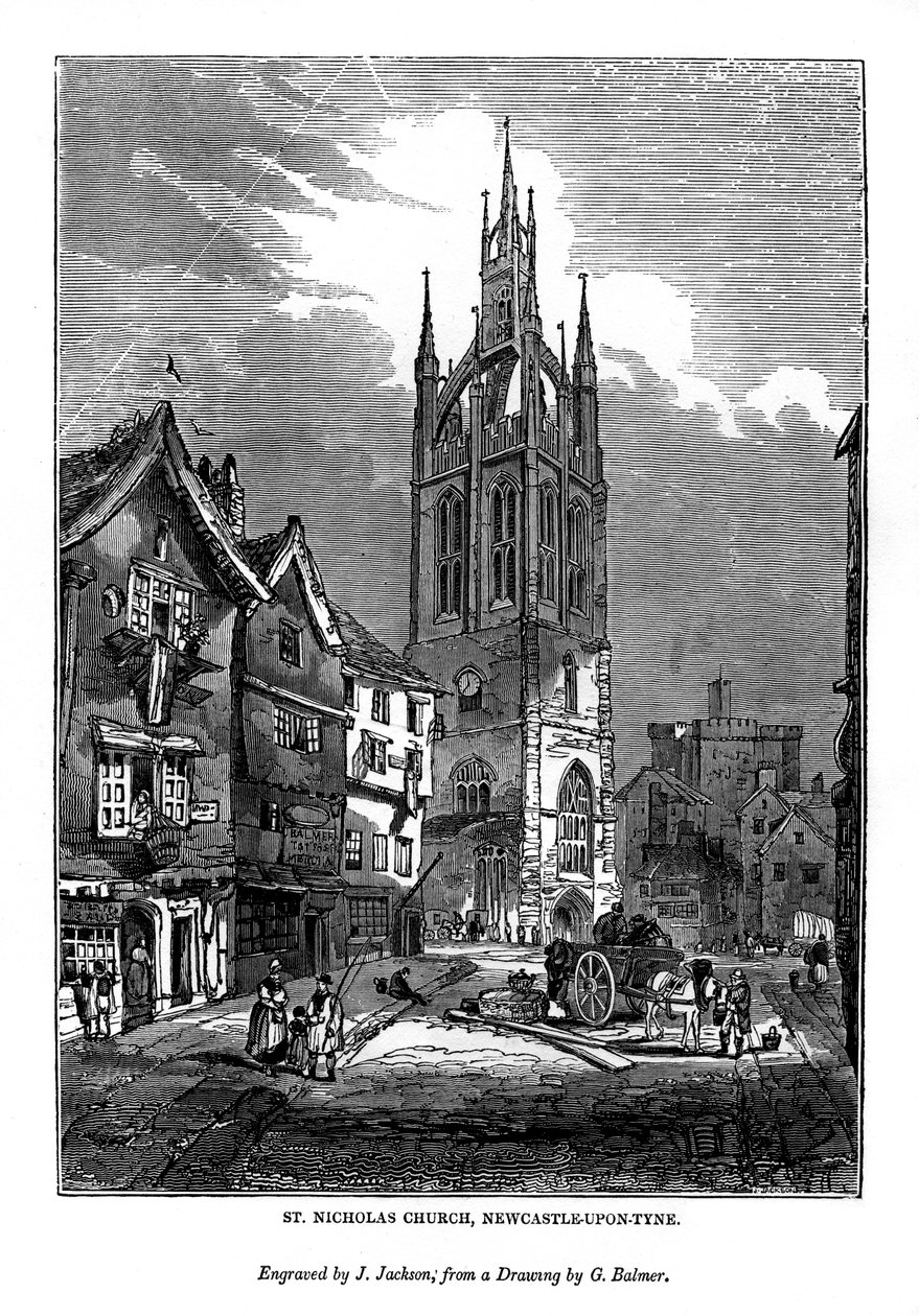 St Nicholas Church, Newcastle-Upon-Tyne, 1843 af J. Jackson