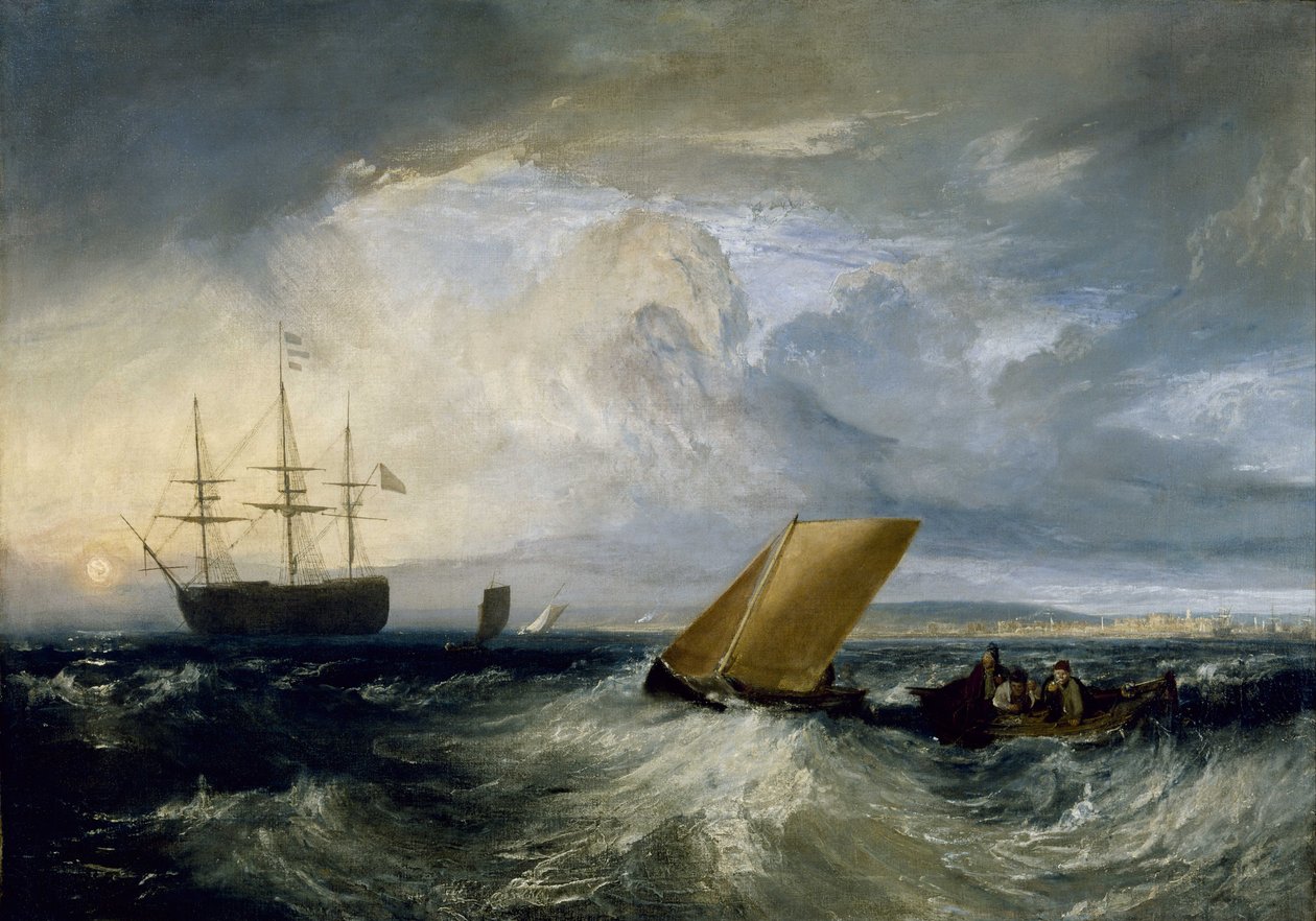 Renhed set fra Nore af Joseph Mallord William Turner