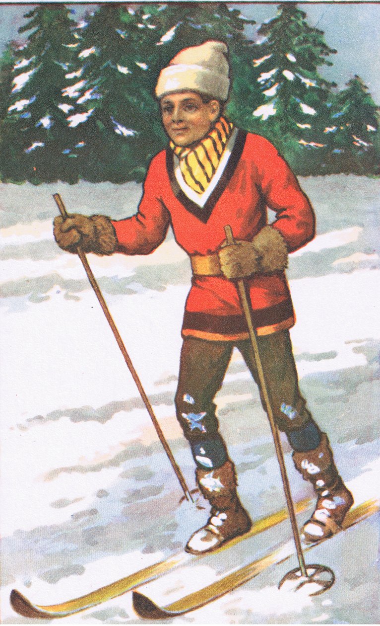 Canadisk dreng, fra MacMillan skoleplakater, ca. 1950-60