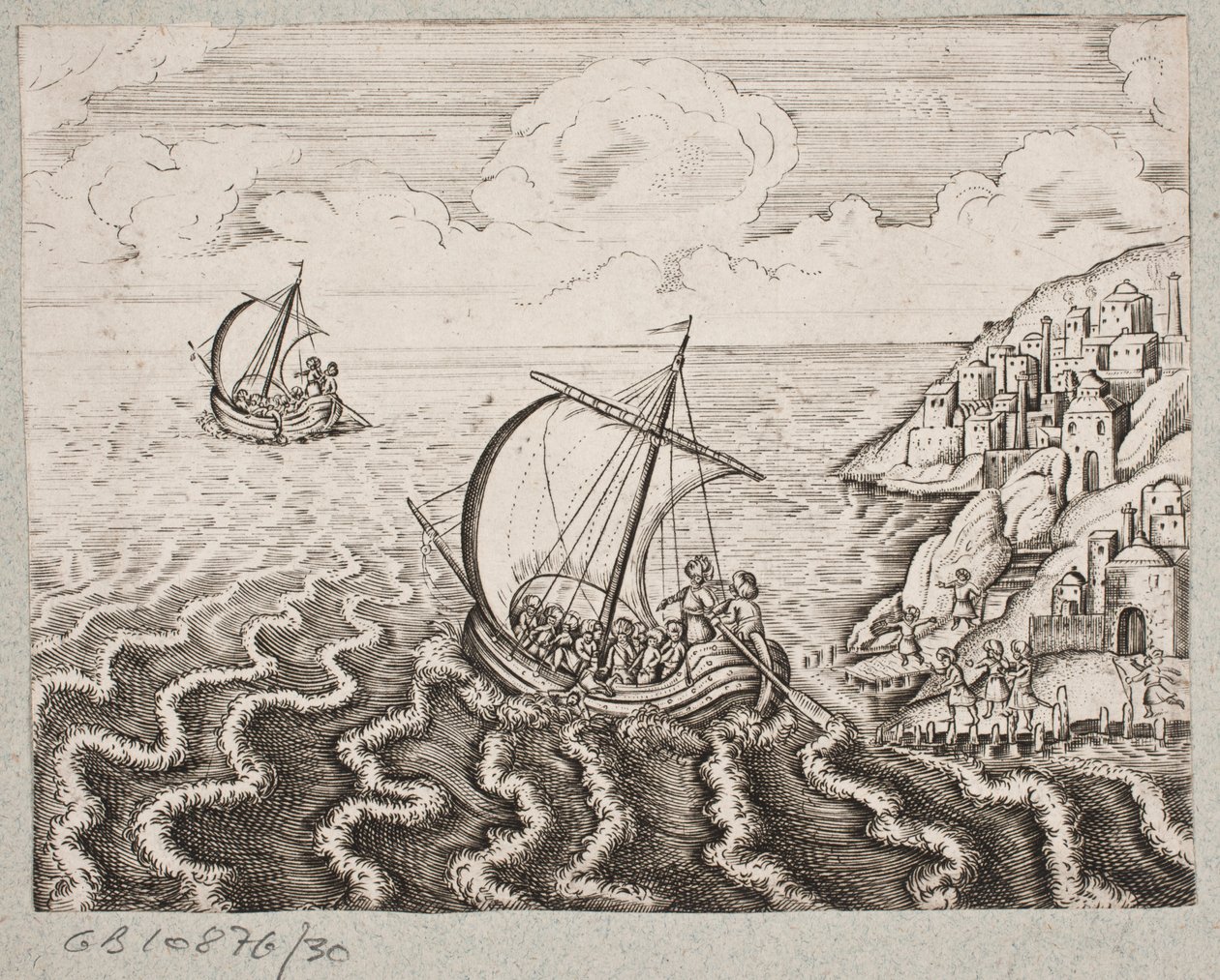 Illustration til Adam Olearius, "Persisk Rosenthal af en genial digter Schich Saadi […]", Slesvig 1660 af J. Muller