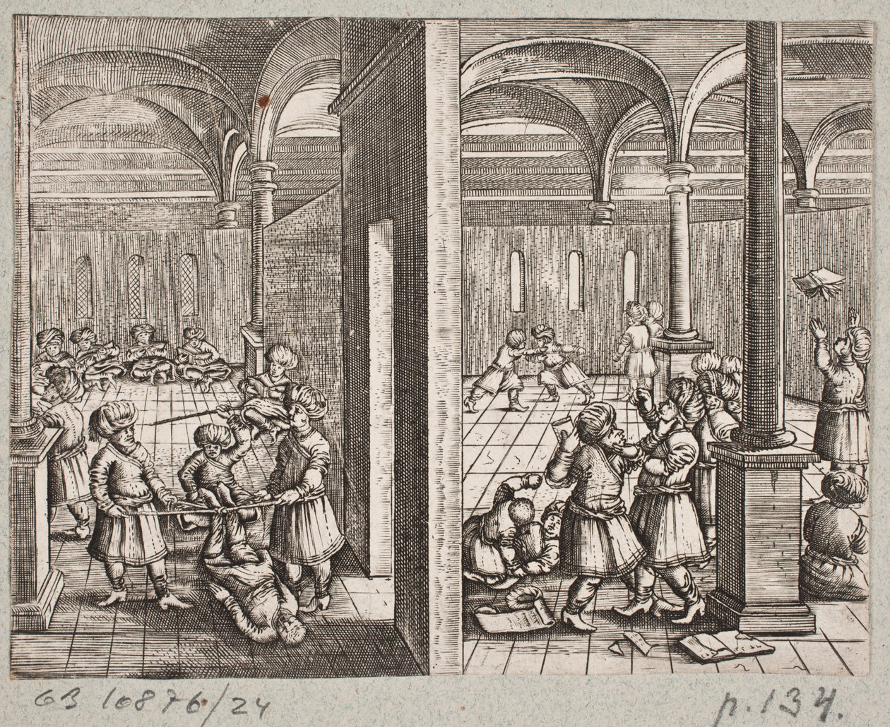 Illustration til Adam Olearius, "Persisk Rosenthal af en genial digter Schich Saadi […]", Slesvig 1660 af J. Muller