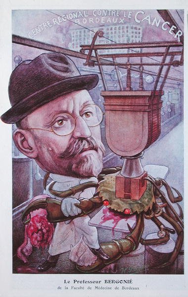 Professor Jean-Alban Bergonie (1857-1925) fra Det Medicinske Fakultet i Bordeaux, fra 