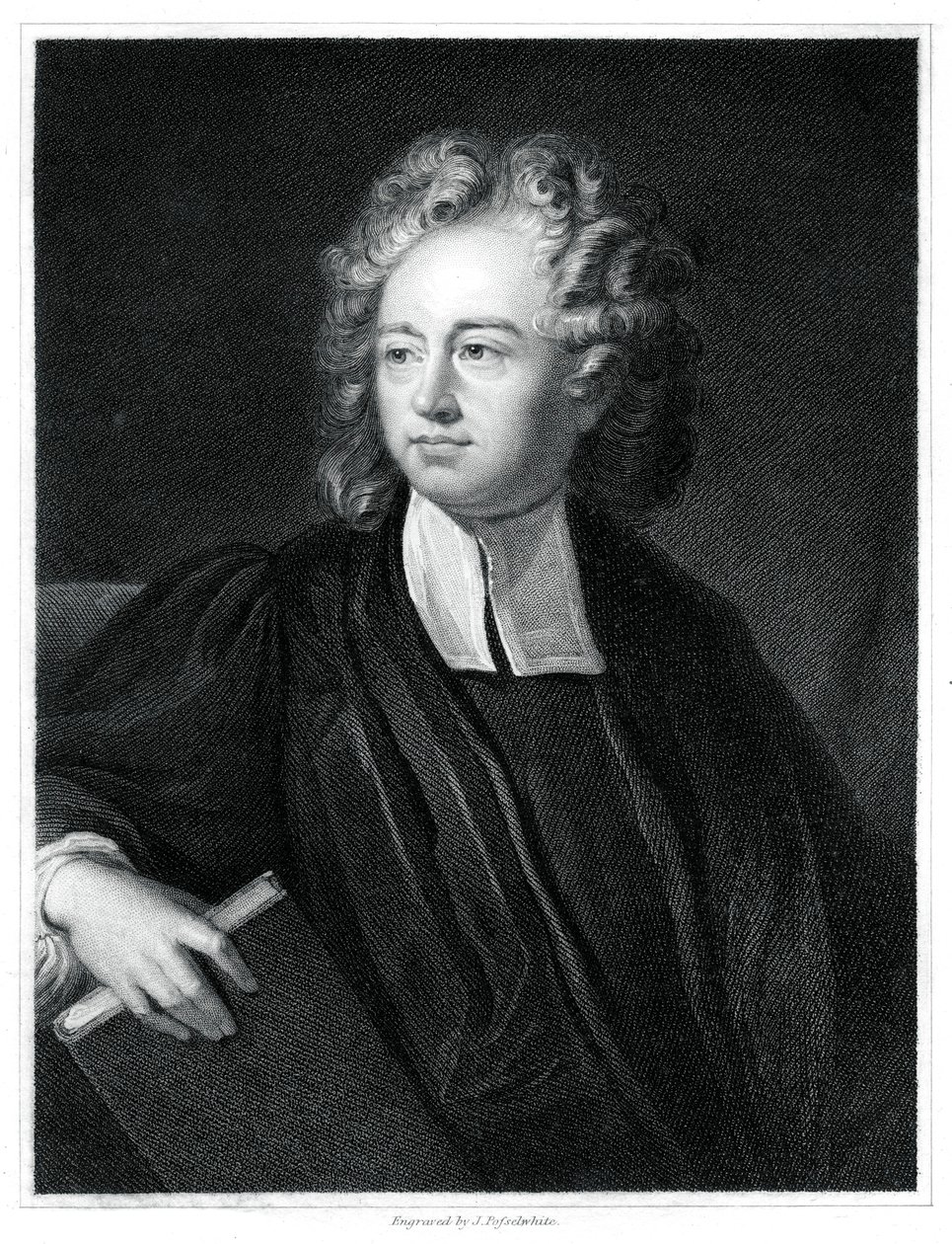 Richard Bentley, engelsk teolog, klassisk forsker og kritiker, 1834. af J. Posselwhite