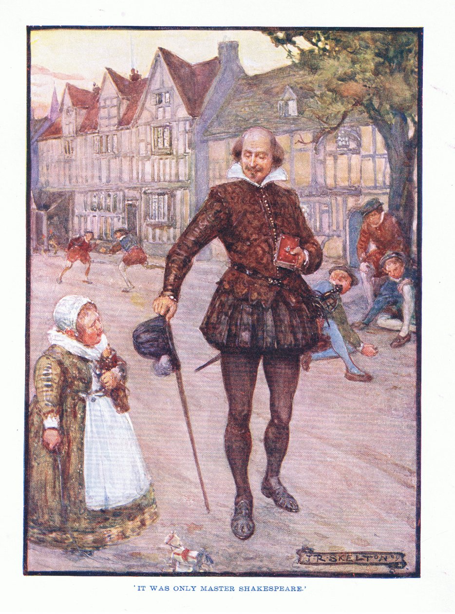 Det var kun mester Shakespeare, fra engelsk litteratur pub. af T C & EC Jack, ca. 1920 af J. R. Skelton
