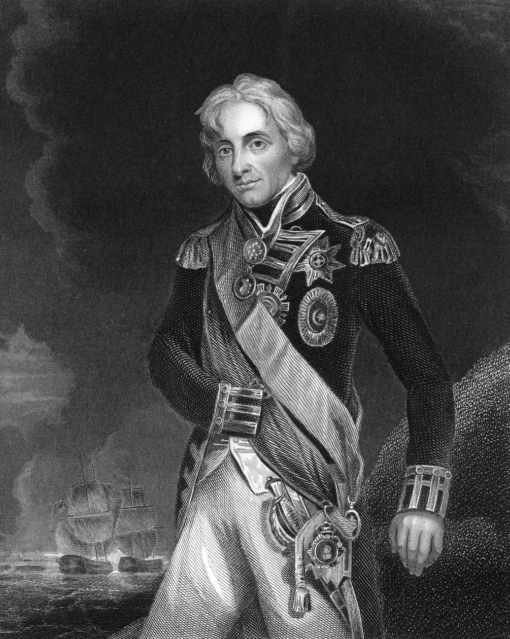 Horatio Nelson, 1. Viscount Nelson, engelsk flådekommandant, c1798-c1805 c1857 af J. Rogers
