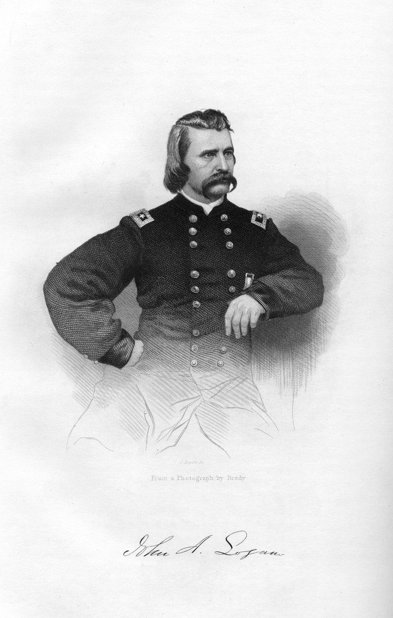 John Alexander Logan, unionssoldat og politiker, 1862-1867. af J. Rogers