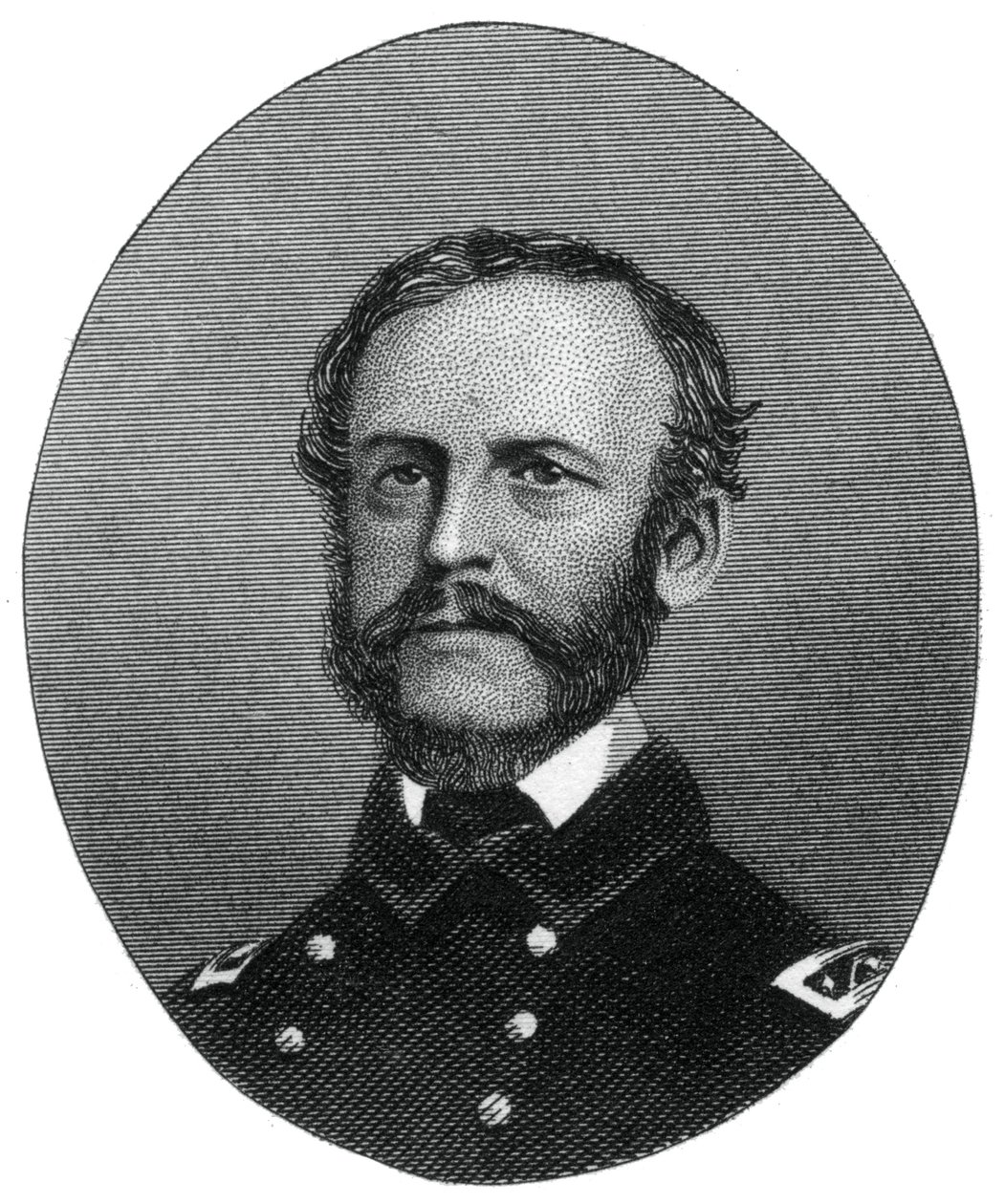 Kontreadmiral John Dahlgren, United States Navy, 1862-1867. af J. Rogers