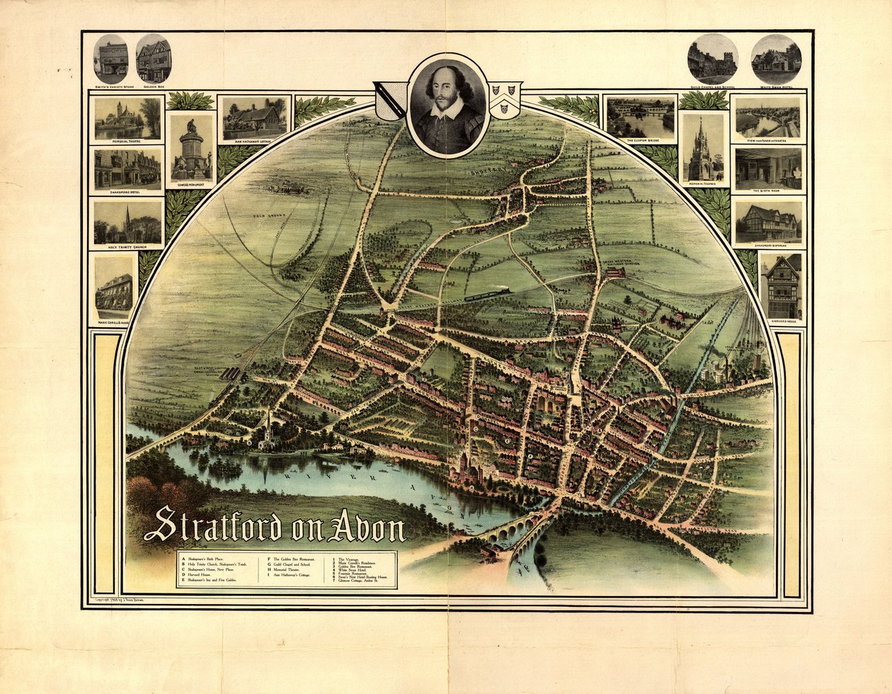 Stratford på Avon. af J. Ross Brown