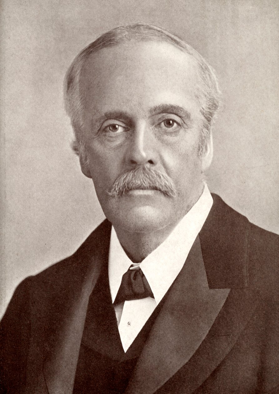 Arthur James Balfour, 1. jarl af Balfour, britisk statsmand og premierminister, 1912. af J Russell and Sons