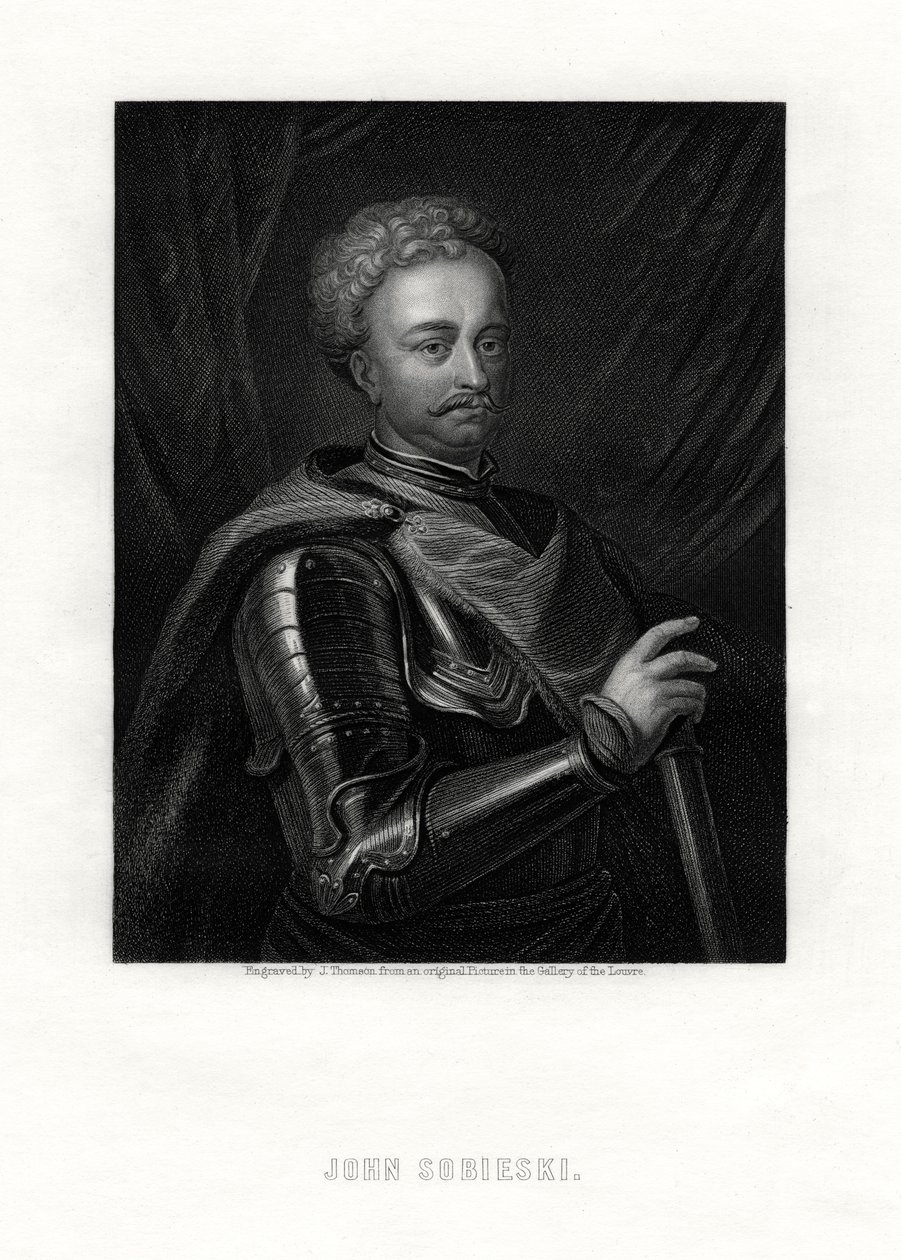 Jan III Sobieski, monark af det polsk-litauiske Commonwealth, 1800-tallet af J. Thomson
