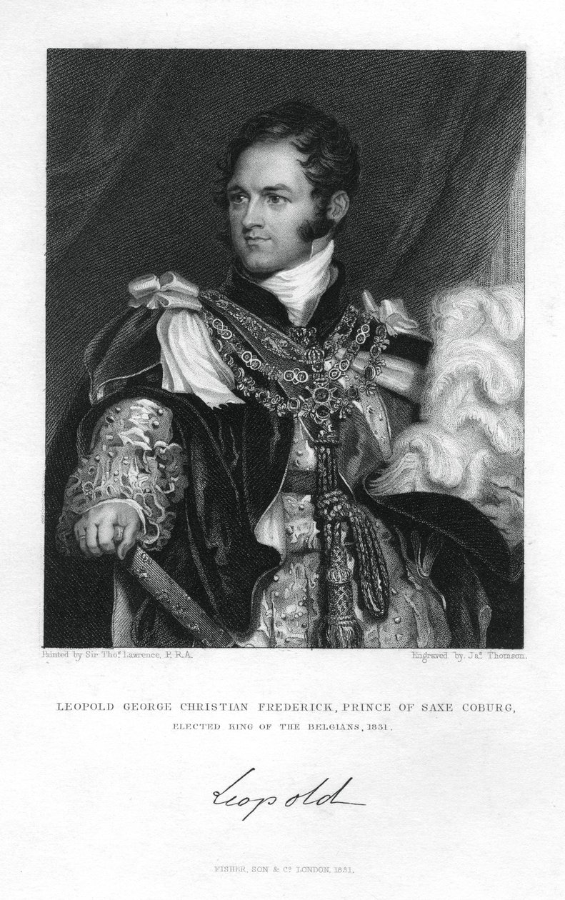 Prins Leopold af Sachsen-Coburg-Saalfeld, 1831. af J. Thomson