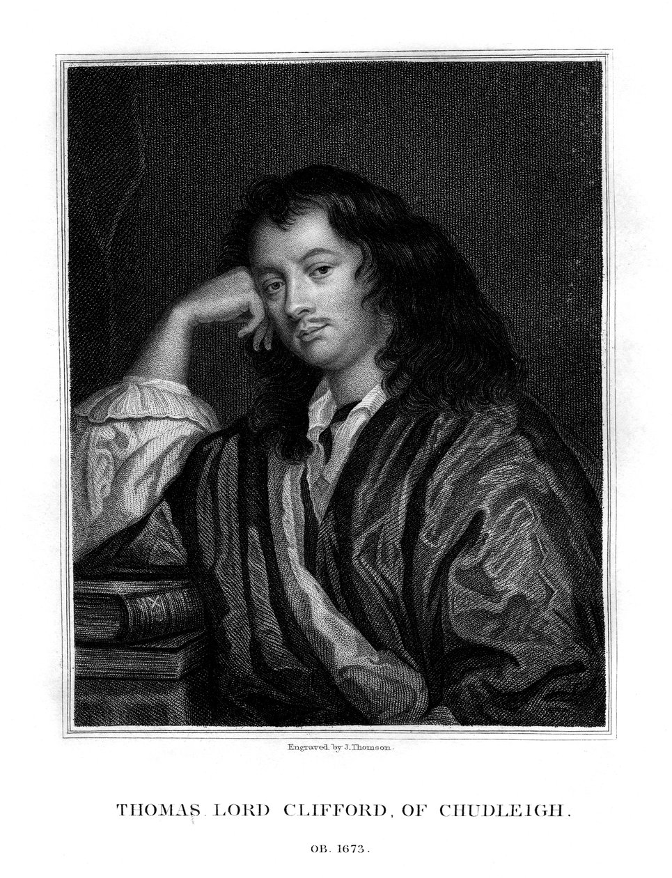 Thomas Clifford, 1. baron Clifford af Chudleigh, engelsk statsmand og politiker, 1828. af J. Thomson